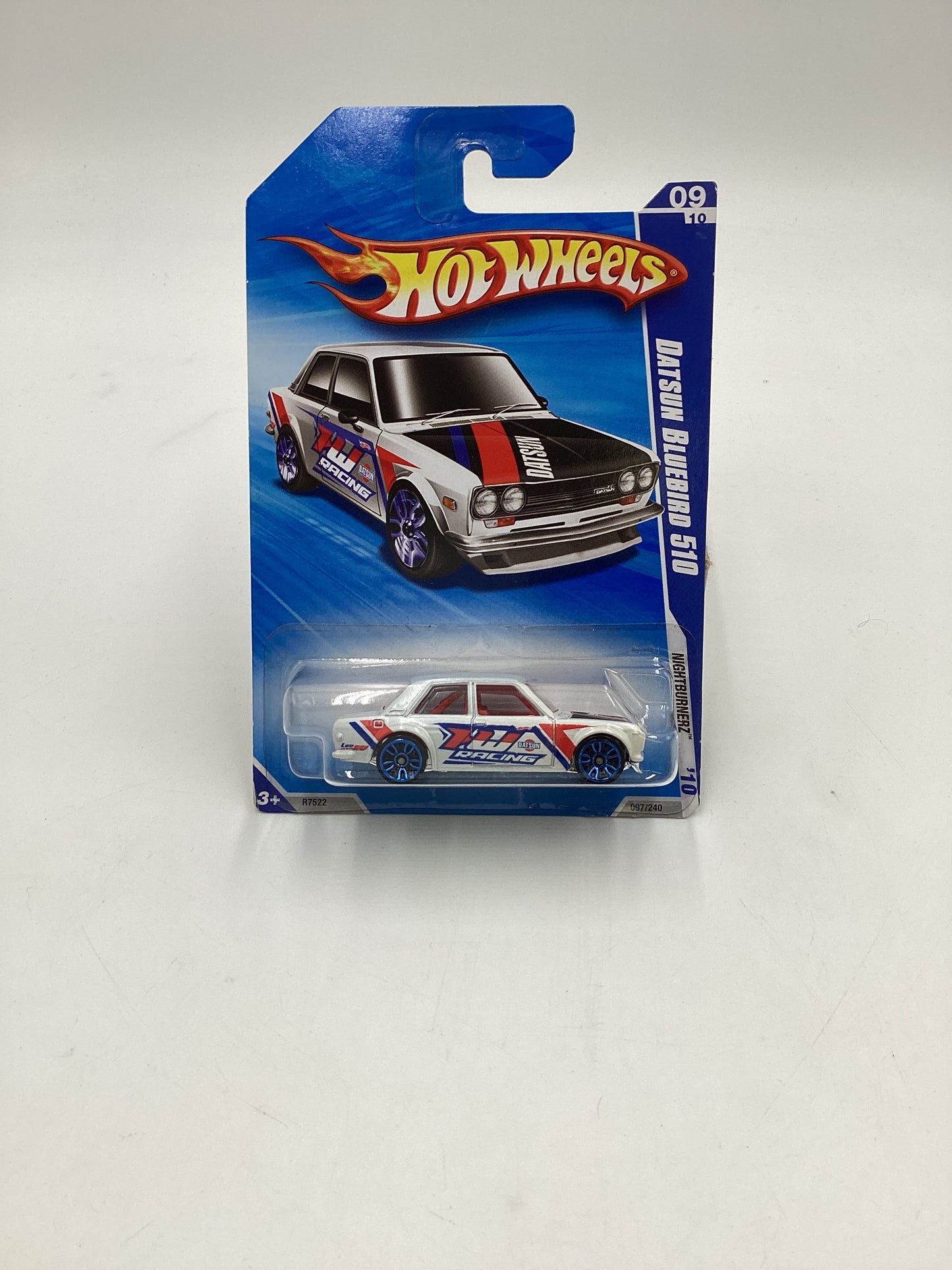 2010 Hot Wheels #97 Datsun Bluebird 510 Nightburnerz