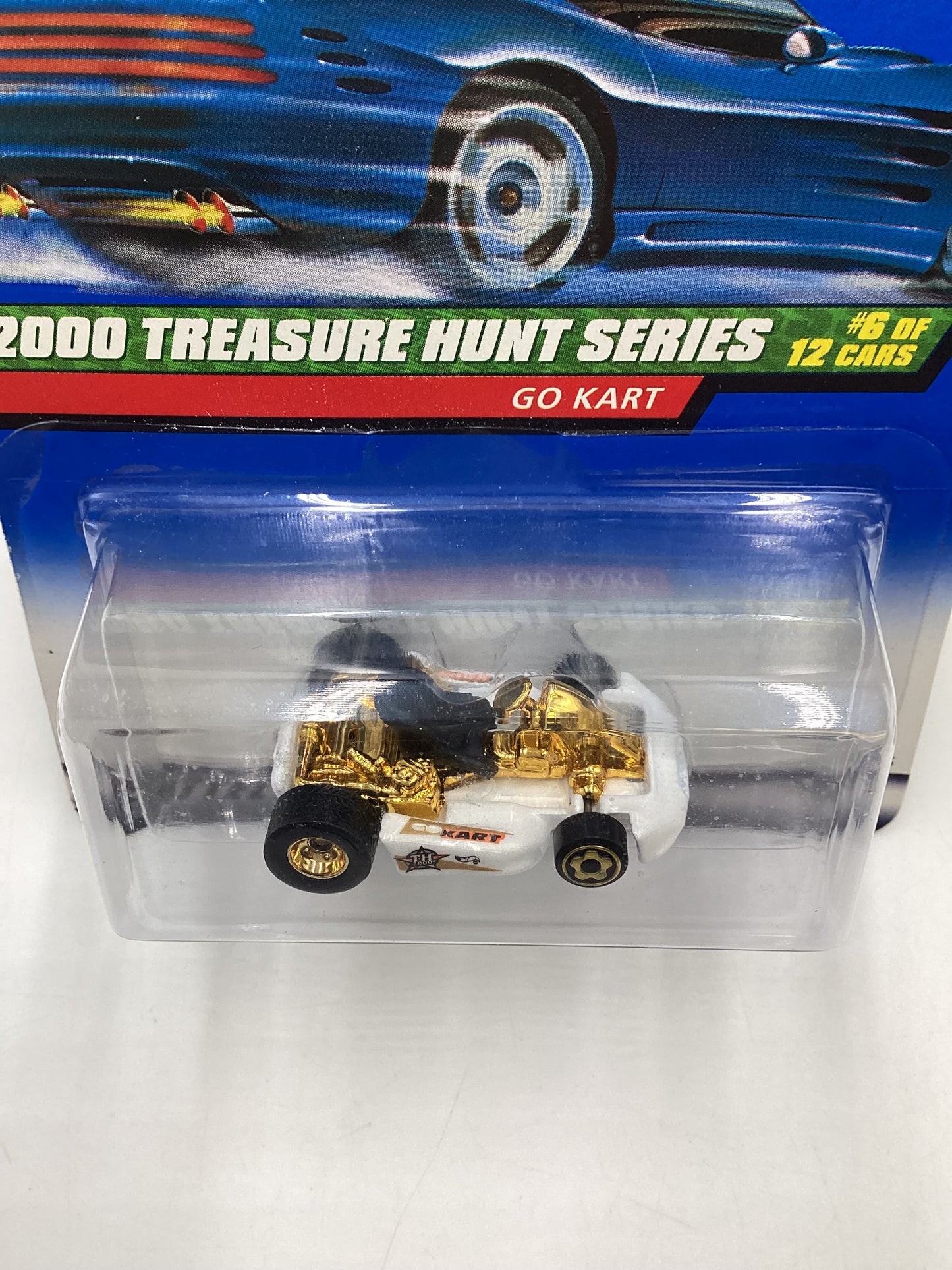 2000 Hot Wheels Treasure Hunt Series 6/12 Go Kart with protector