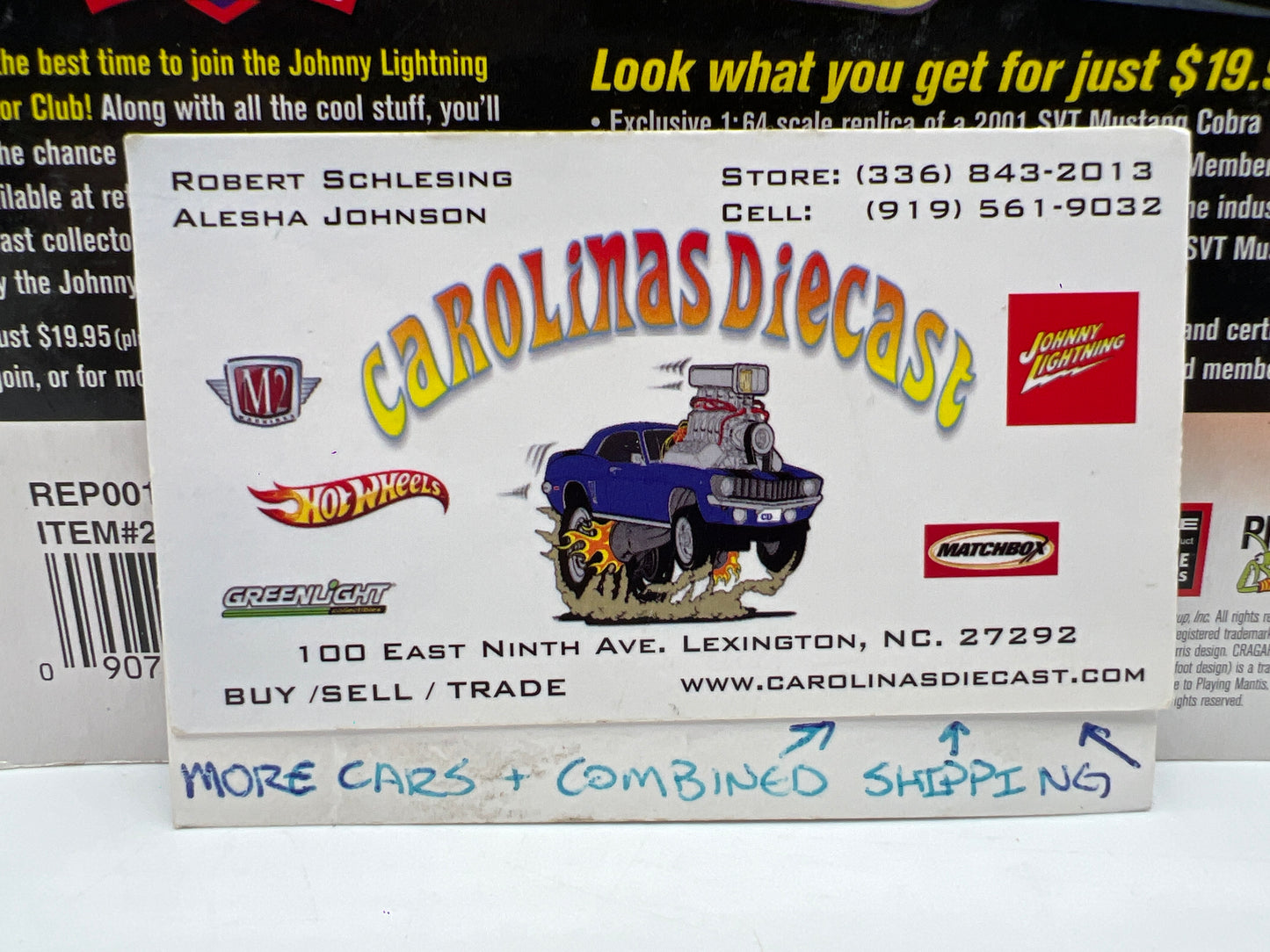 Johnny Lightning Hot Rod Magazine #17 1955 Chevy Nomad Yellow