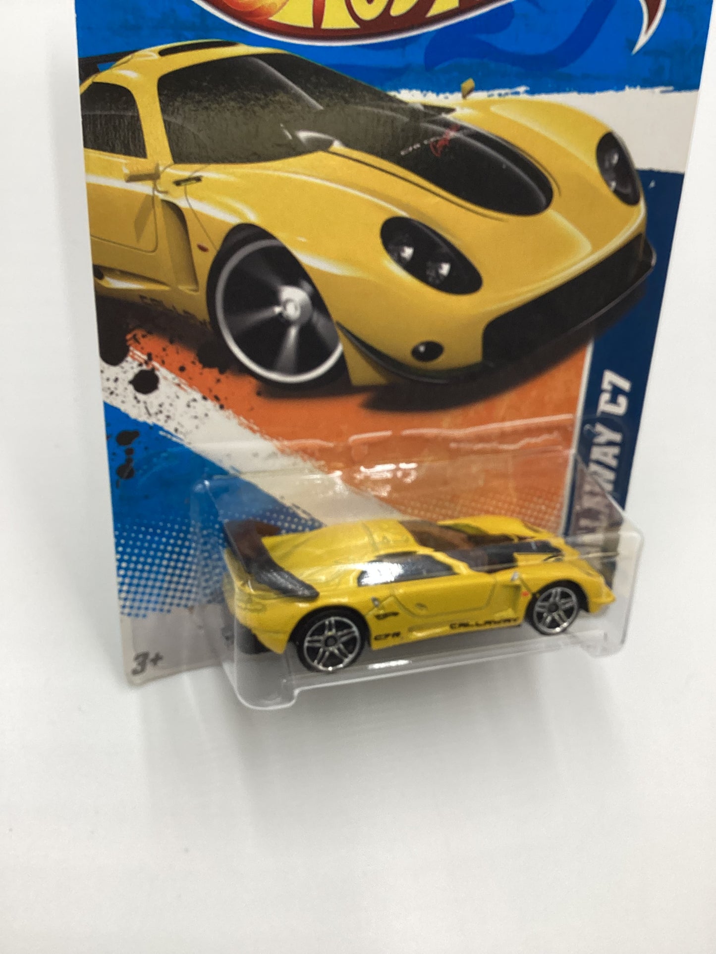 2011 Hot Wheels #164 Calloway C7 Yellow