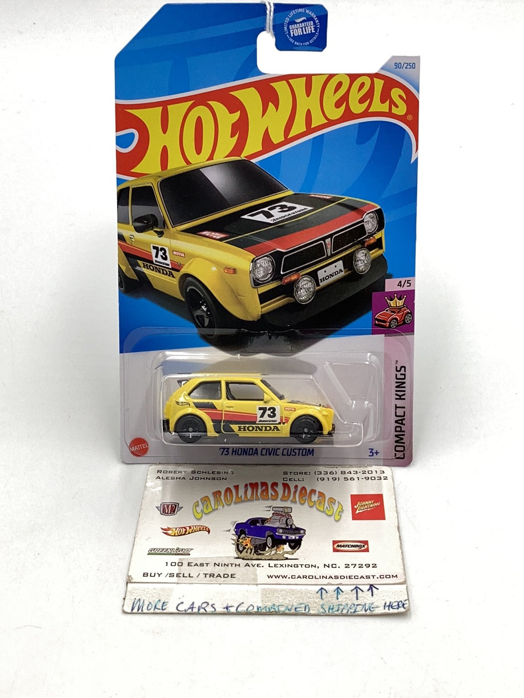 2024 Hot Wheels D case #90 73 Honda Civic Custom 75C