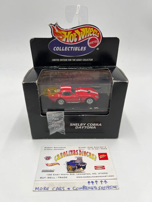 Hot Wheels Black Box Collectibles Shelby Cobra Daytona Red SR
