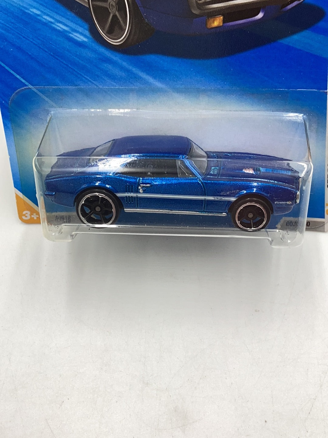 2010 Hot Wheels #3 67 Pontiac Firebird 400 blue 58G