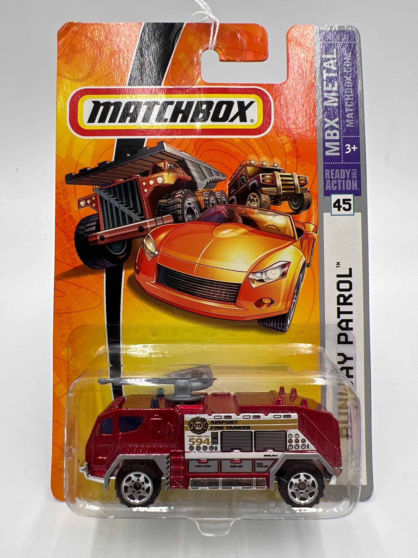 Matchbox MBX Metal #45 Runway Patrol Red