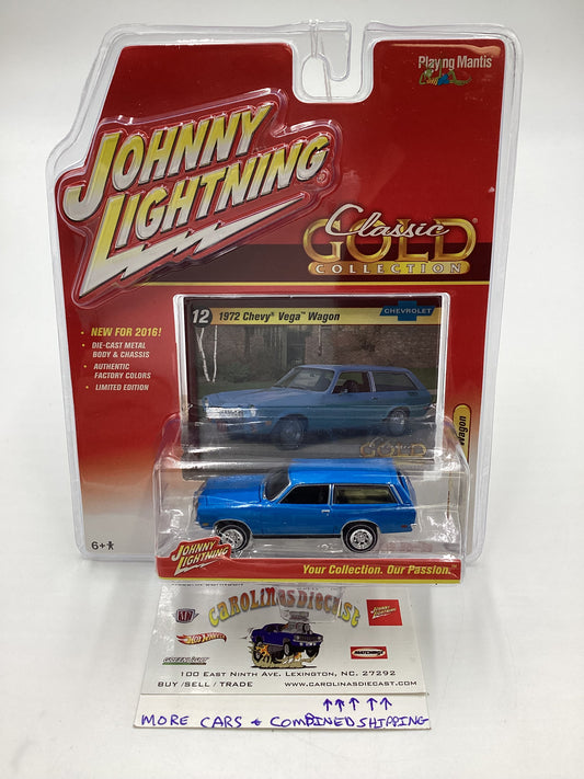 Johnny Lightning Classic Gold #12 1972 Chevy Vega Wagon Blue 217E