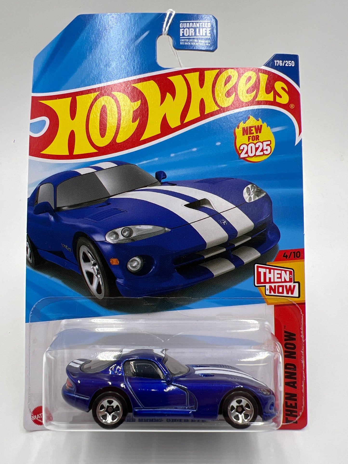 2025 Hot Wheels H Case Then And Now #176 96 Dodge Viper GTS Blue 39B