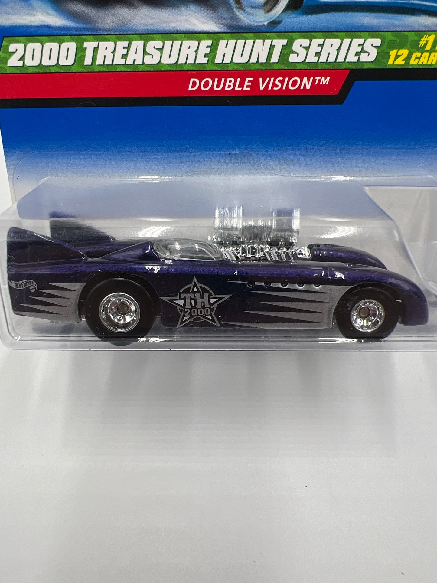 2000 Hot Wheels Treasure Hunt Real Riders #49 Double Vision Purple 275E