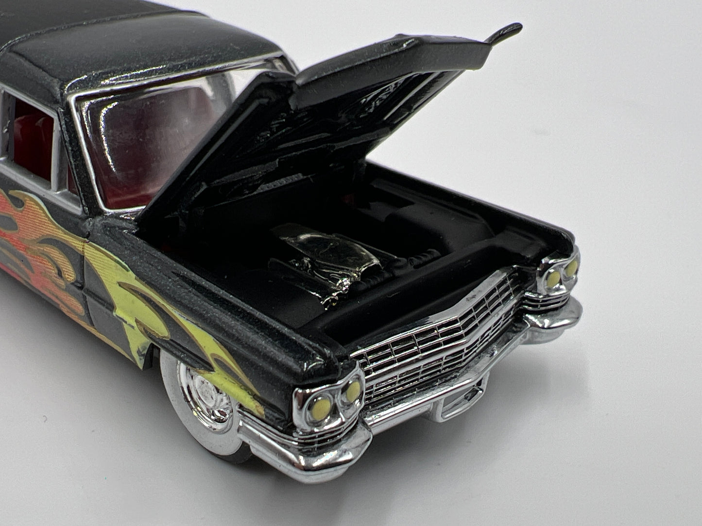 Hot Wheels Collectibles 1/64 VooDoo Highway 1960 Fleetwood Hearse Black Loose
