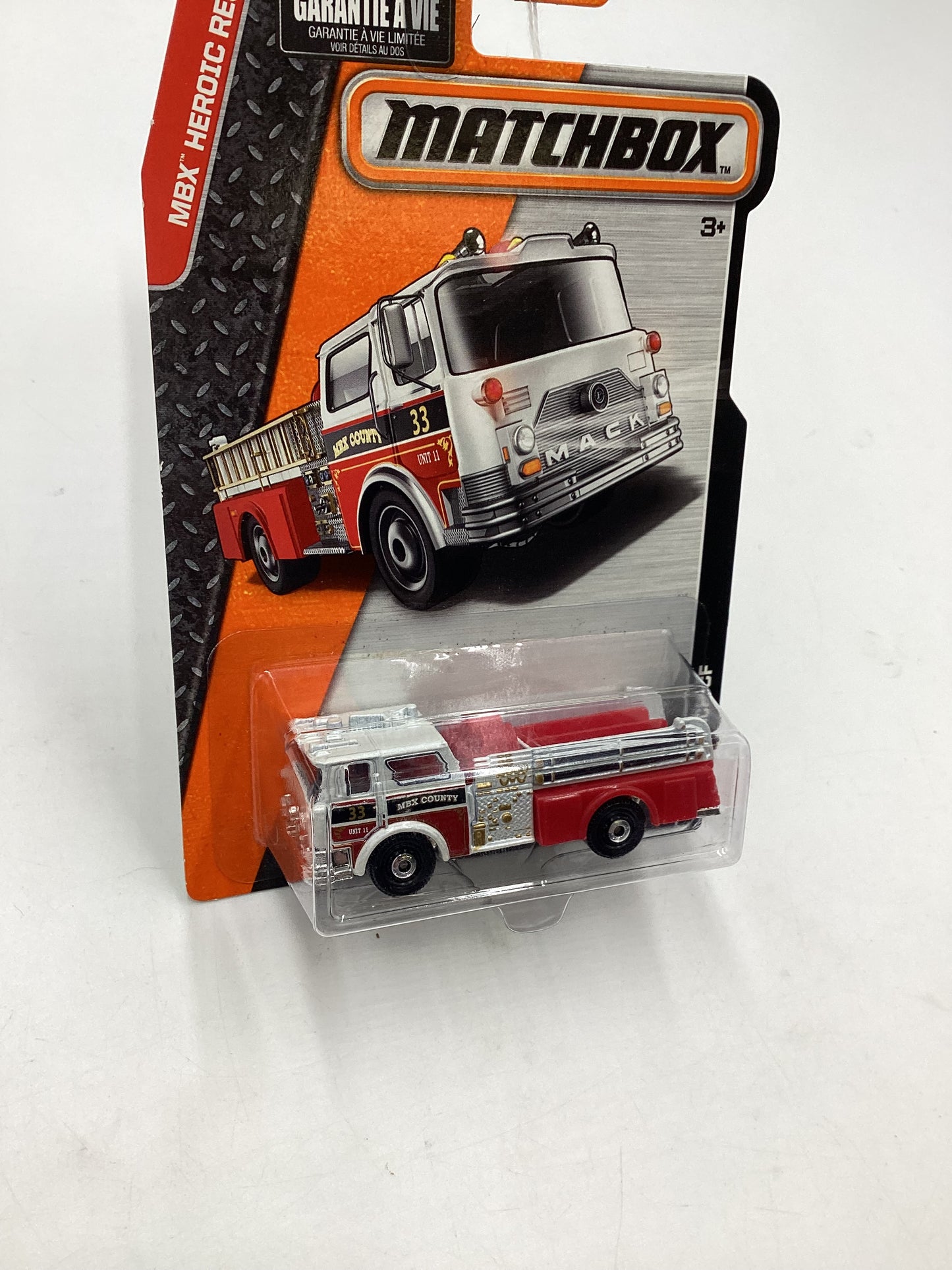 2014 Matchbox MBX Heroic Rescue 75 Mack CF #55 208D