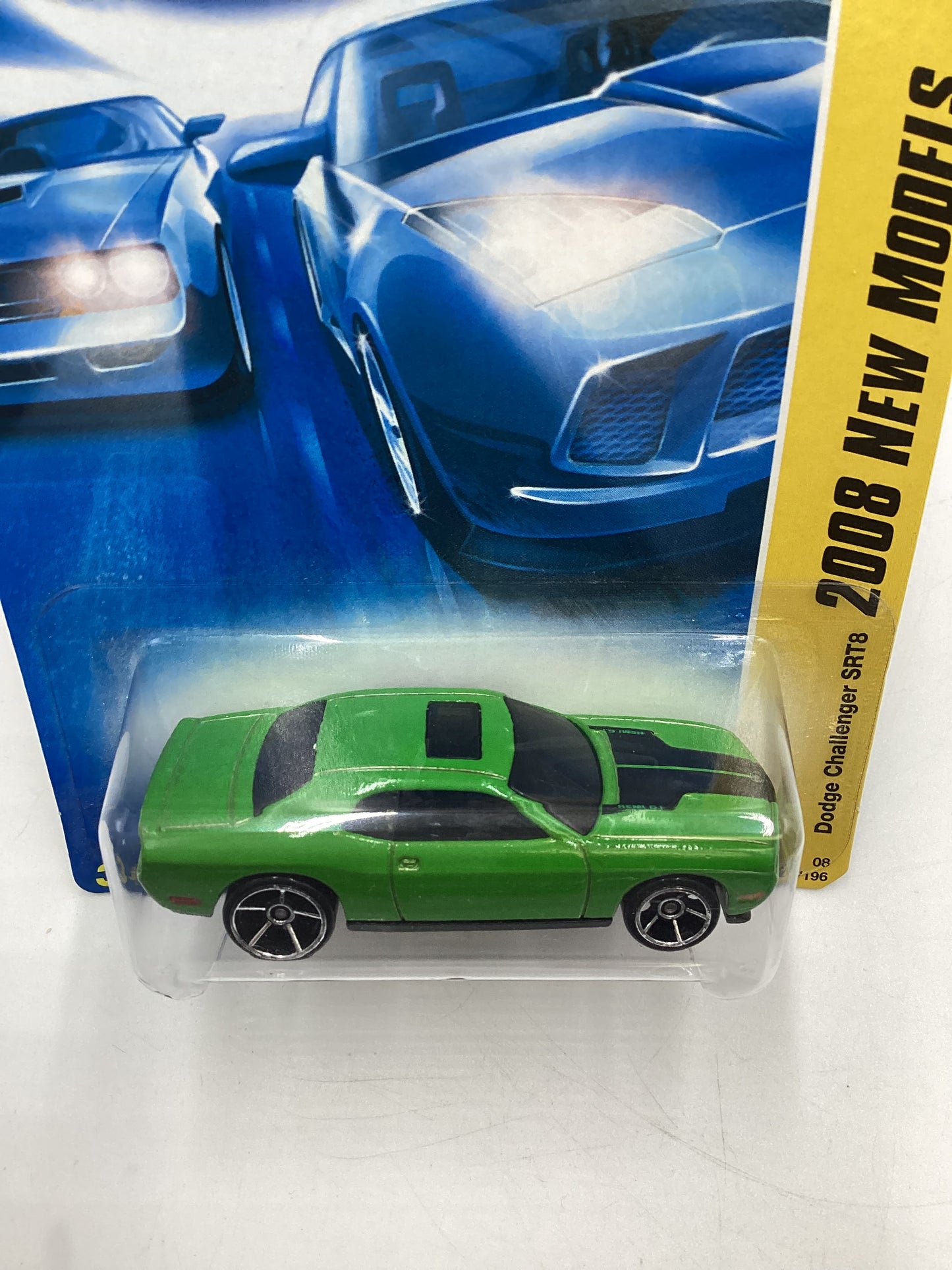 2008 Hot Wheels New Models #16 Dodge Challenger SRT8 Green 54G