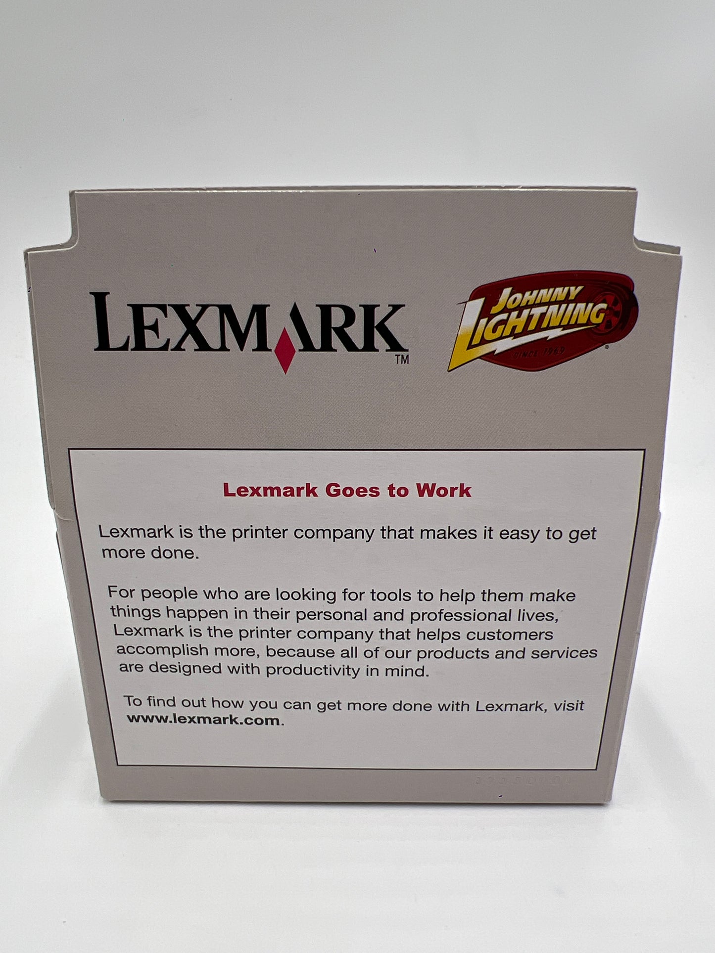 Johnny Lightning Lexmark Chevrolet Corvette Z06 White