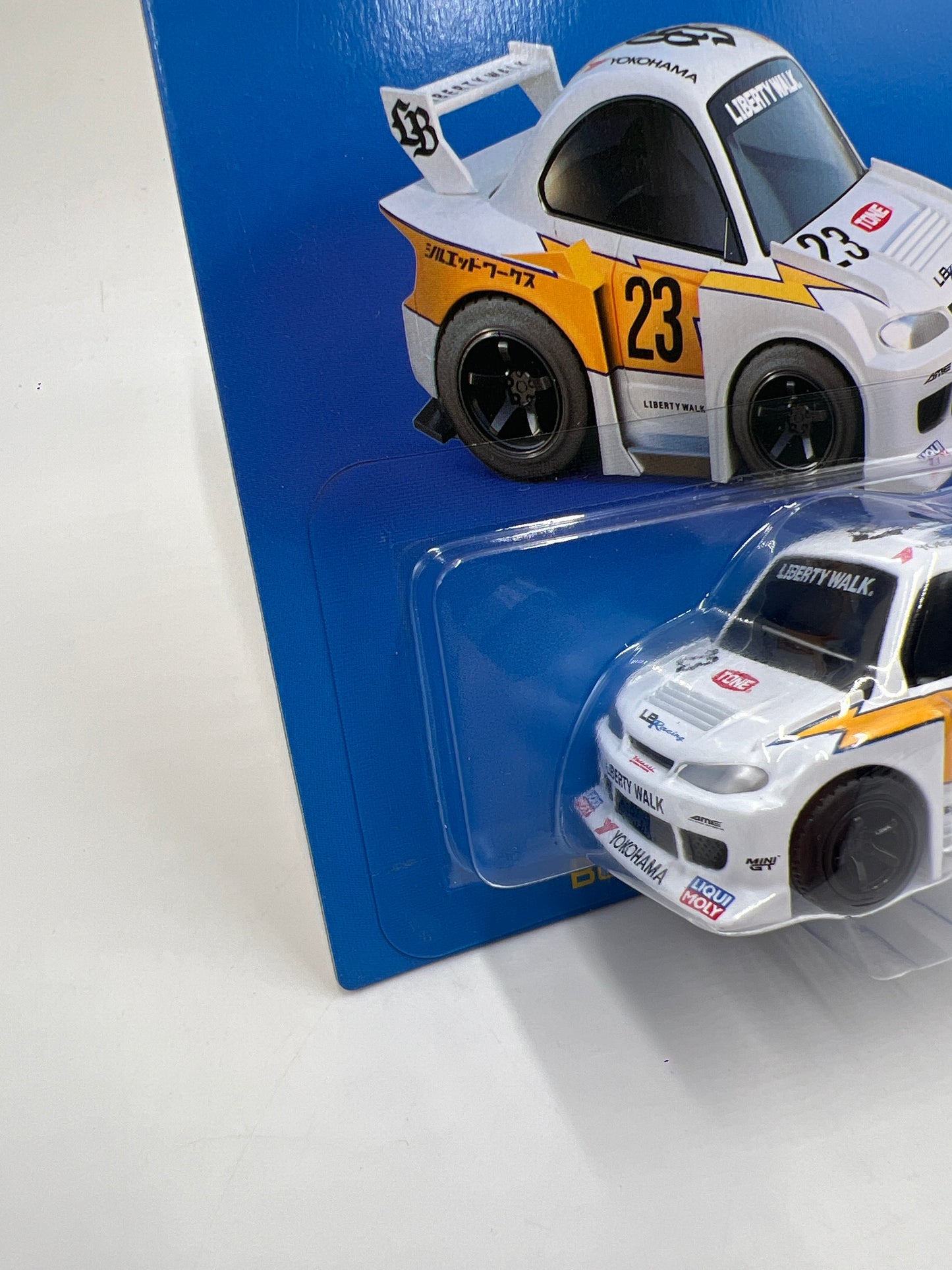 Mini GT Qube Carz Liberty Walk #5 Nissan Silvia S15 LB-Super Silhouette Liberty Walk Presentation 177H