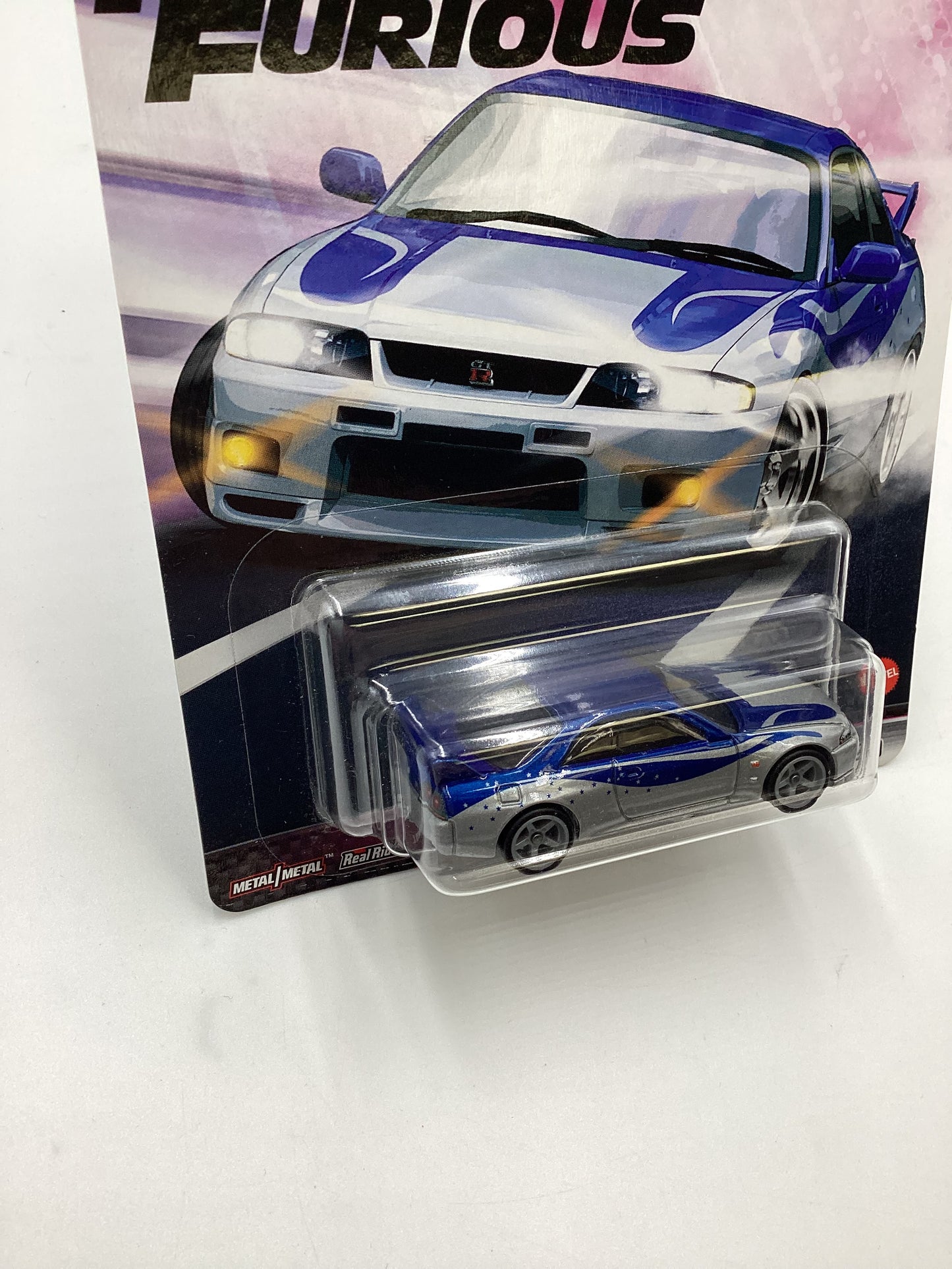 Hot Wheels Fast & Furious Quick Shifters #2 Nissan Skyline GT-R BCNR33 W/Protector
