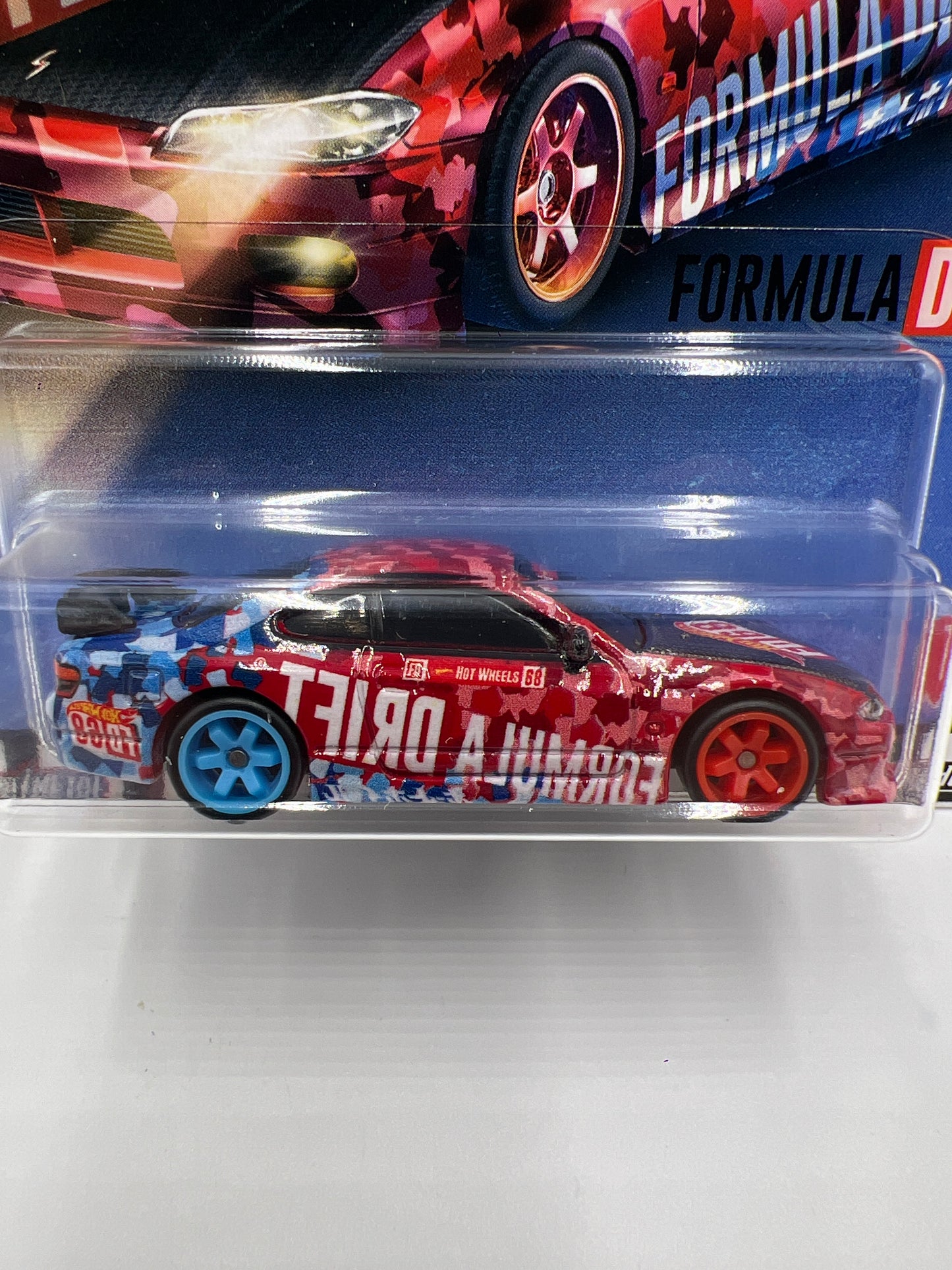 Hot Wheels Premium Boulevard #7 Nissan Silvia S15 Formula Drift W/Protector