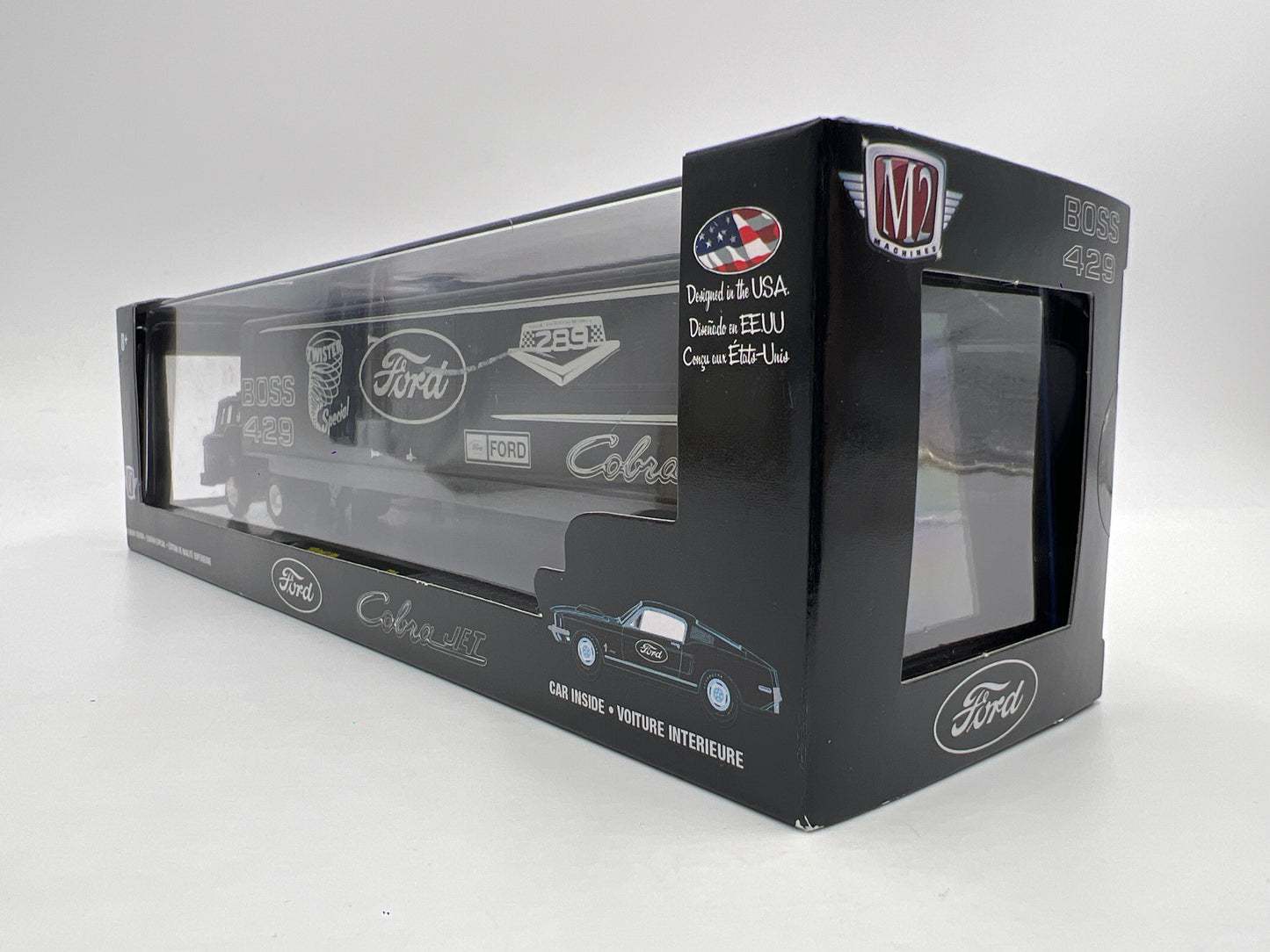 M2 Machines Auto Haulers Walmart Exclusive 1970 Ford C-600 & 1968 Ford Mustang GT 390 S31