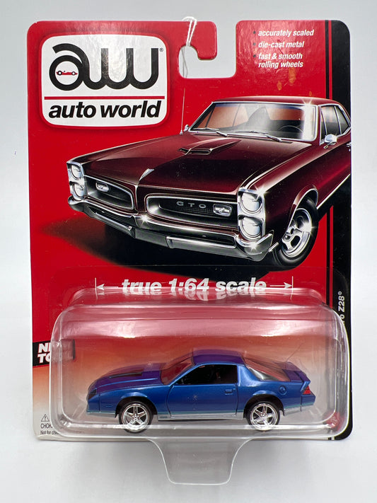 Auto World Release 1 1984 Chevy Camaro Z/28 Blue