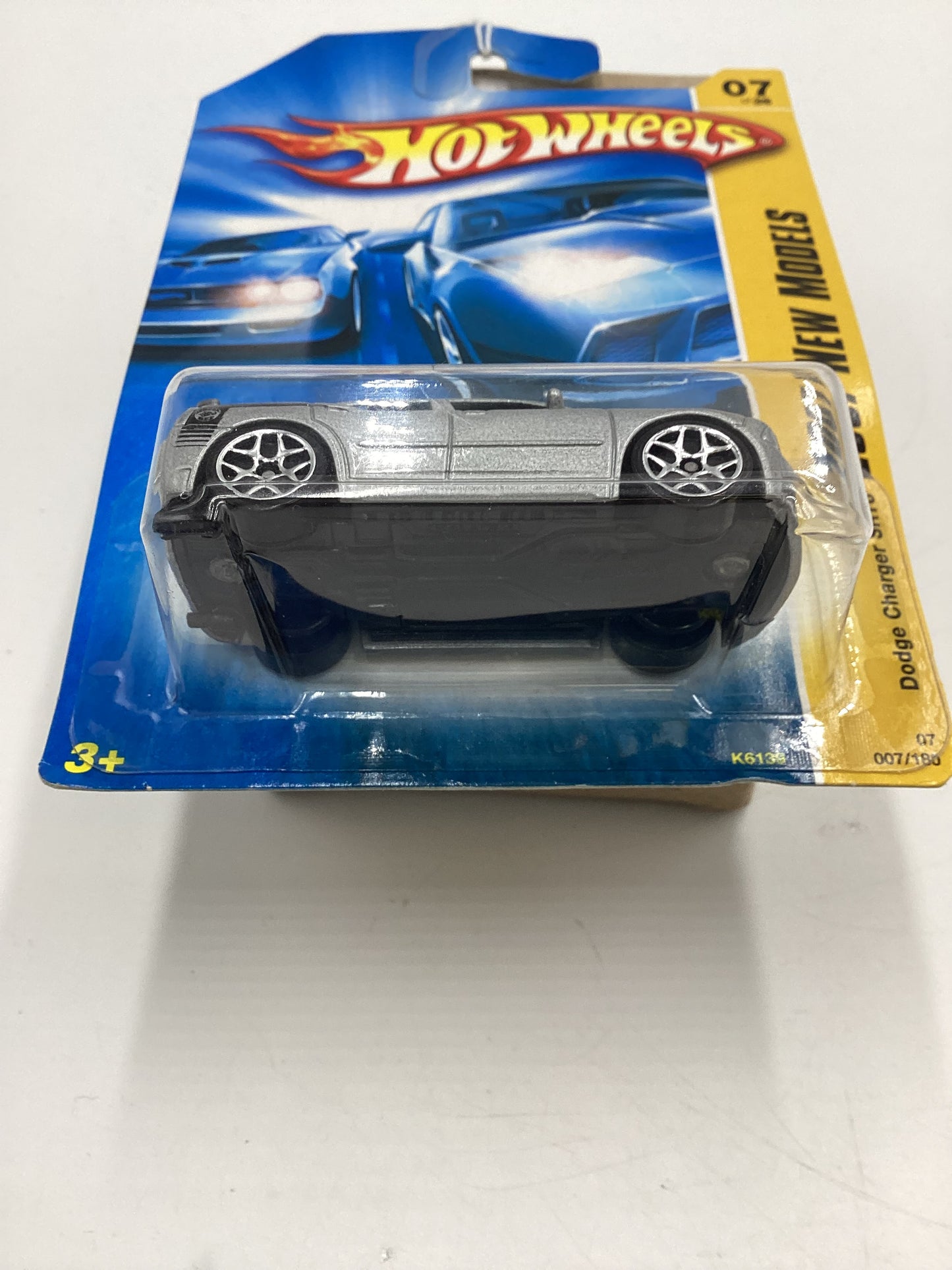 2007 Hot Wheels New Models #7 Dodge Charger SRT8 Silver 50A