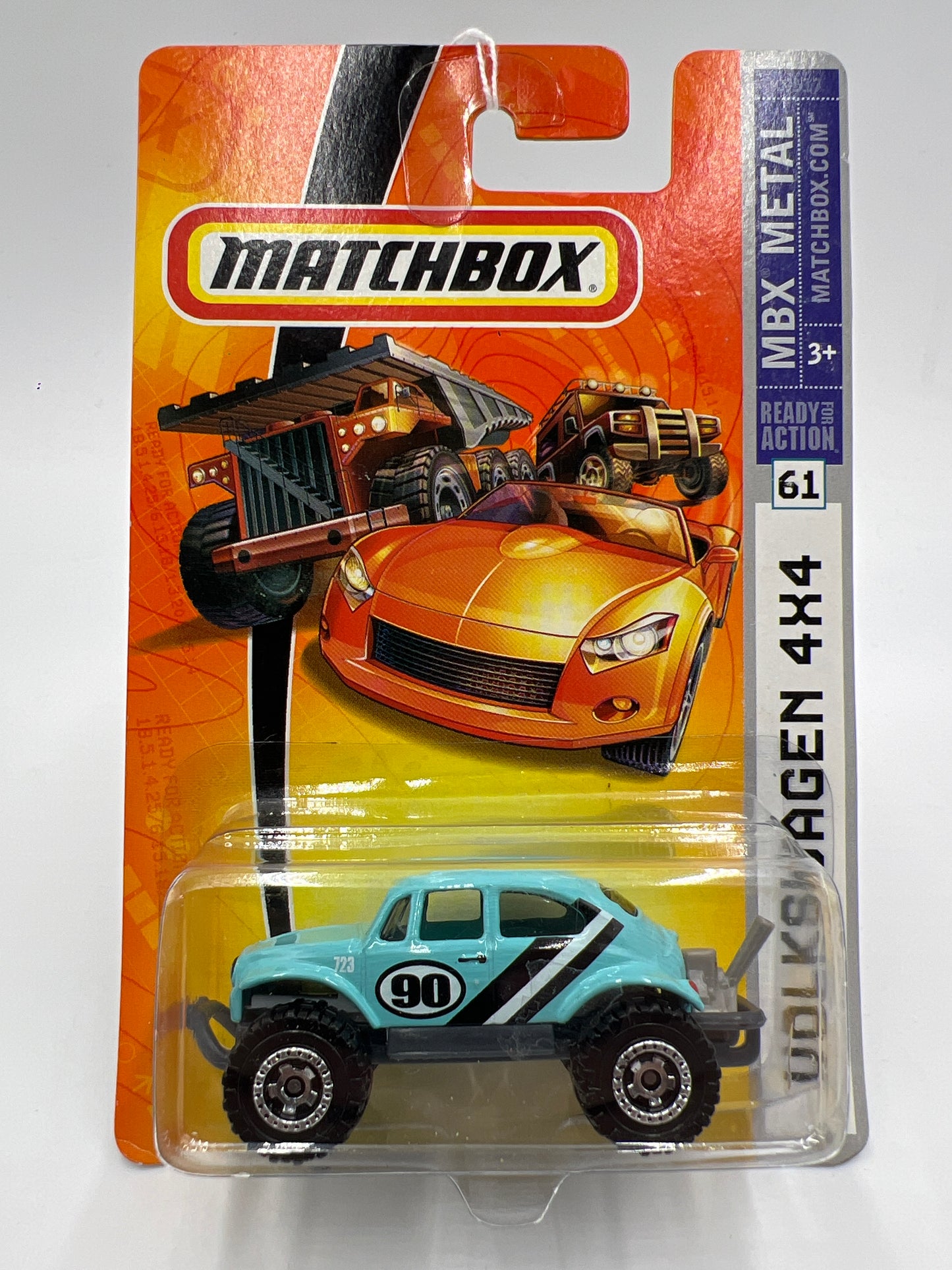 Matchbox MBX Metal #61 Volkswagen 4x4 Light Blue 209E