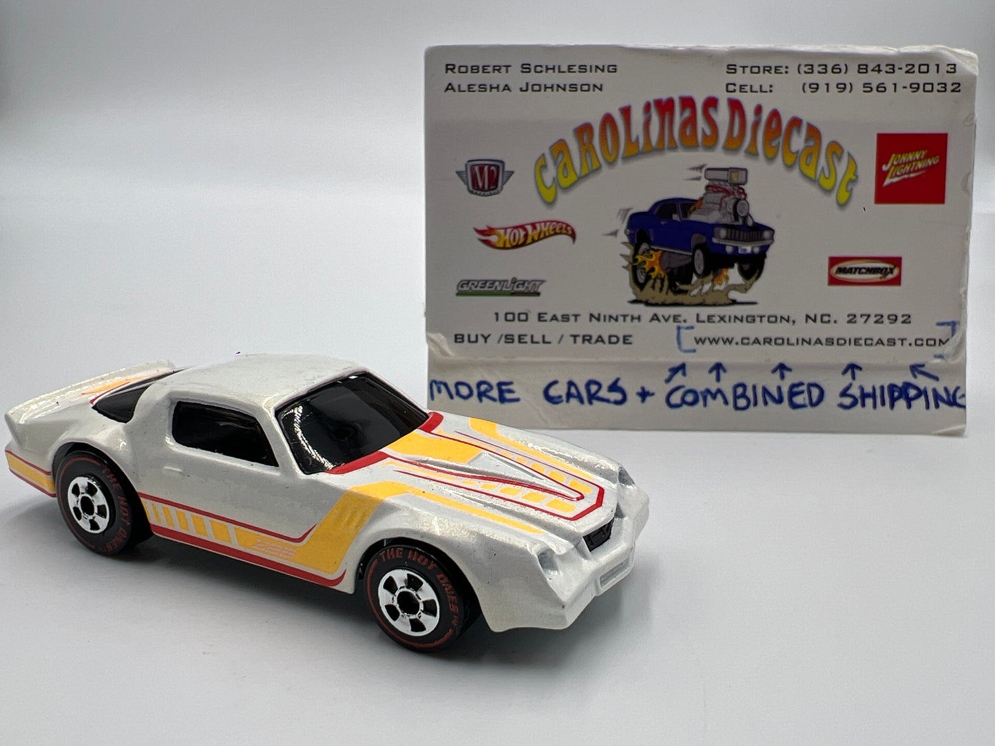 2011 Hot Wheels The Hot Ones CHASE 1982 Chevy Camaro Z-28 White Loose