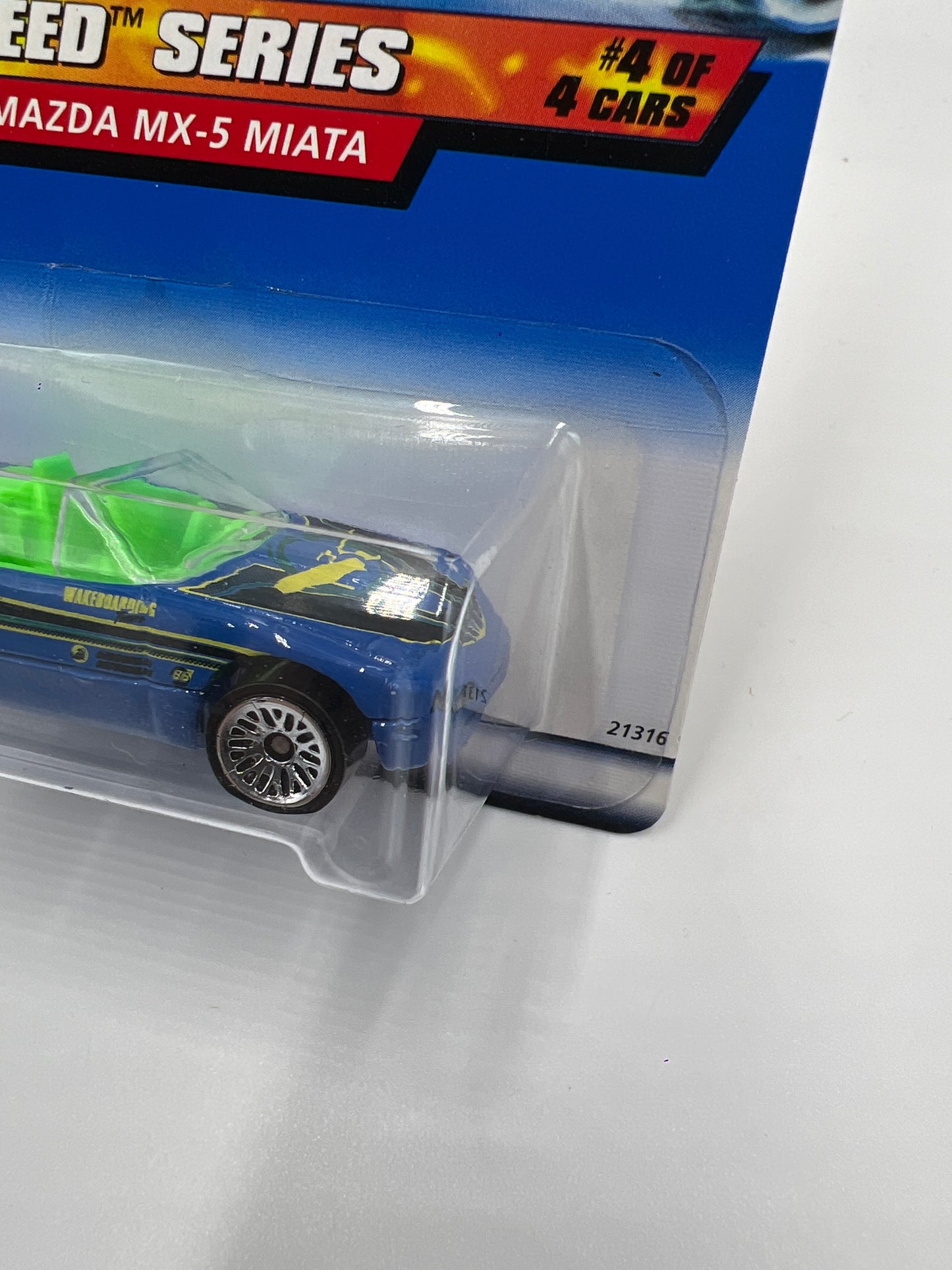 Hot Wheels Collector #968 X-Treme Speed Series Mazda MX-5 Miata Blue 82I