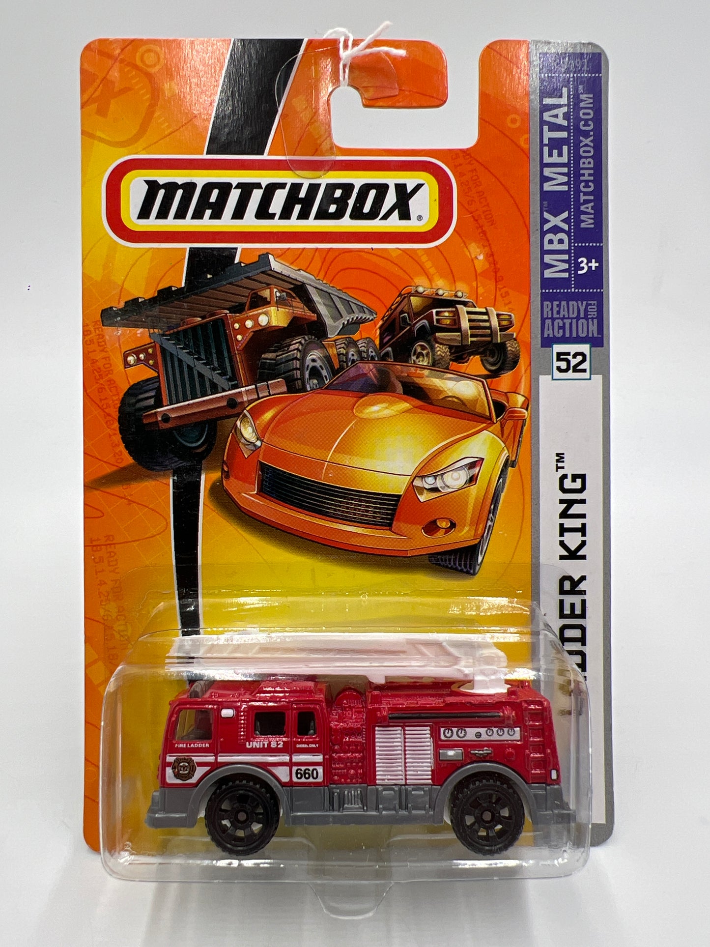 Matchbox MBX Metal #52 Ladder King Red 216K