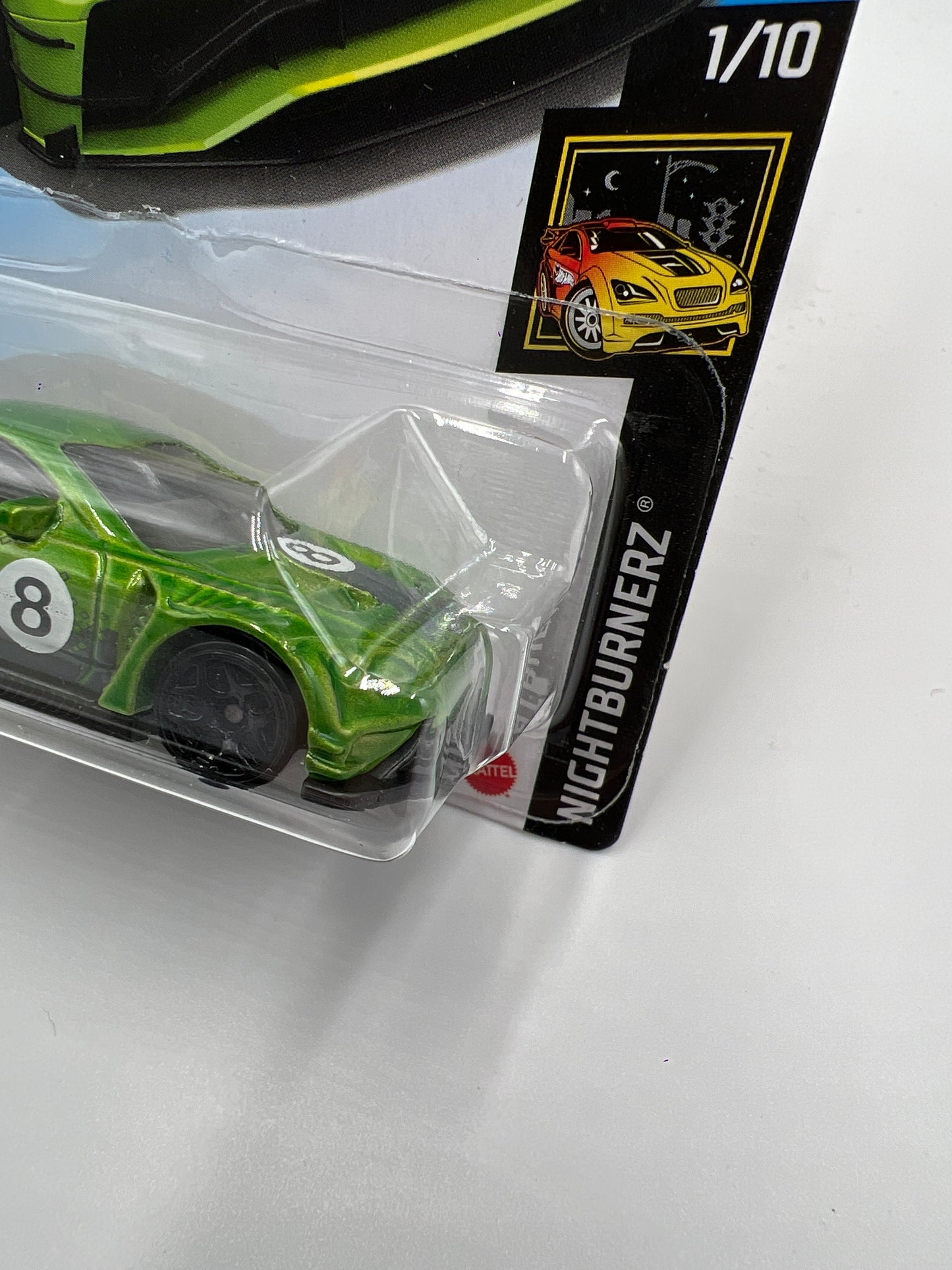 2020 Hot Wheels Nightburnerz #246 2018 Bentley Continental GT3 Green 79G