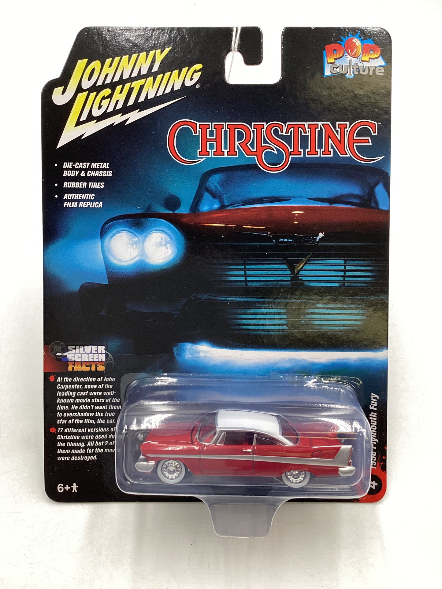 Johnny Lightning Pop Culture Christine 1958 Plymouth Fury 229C