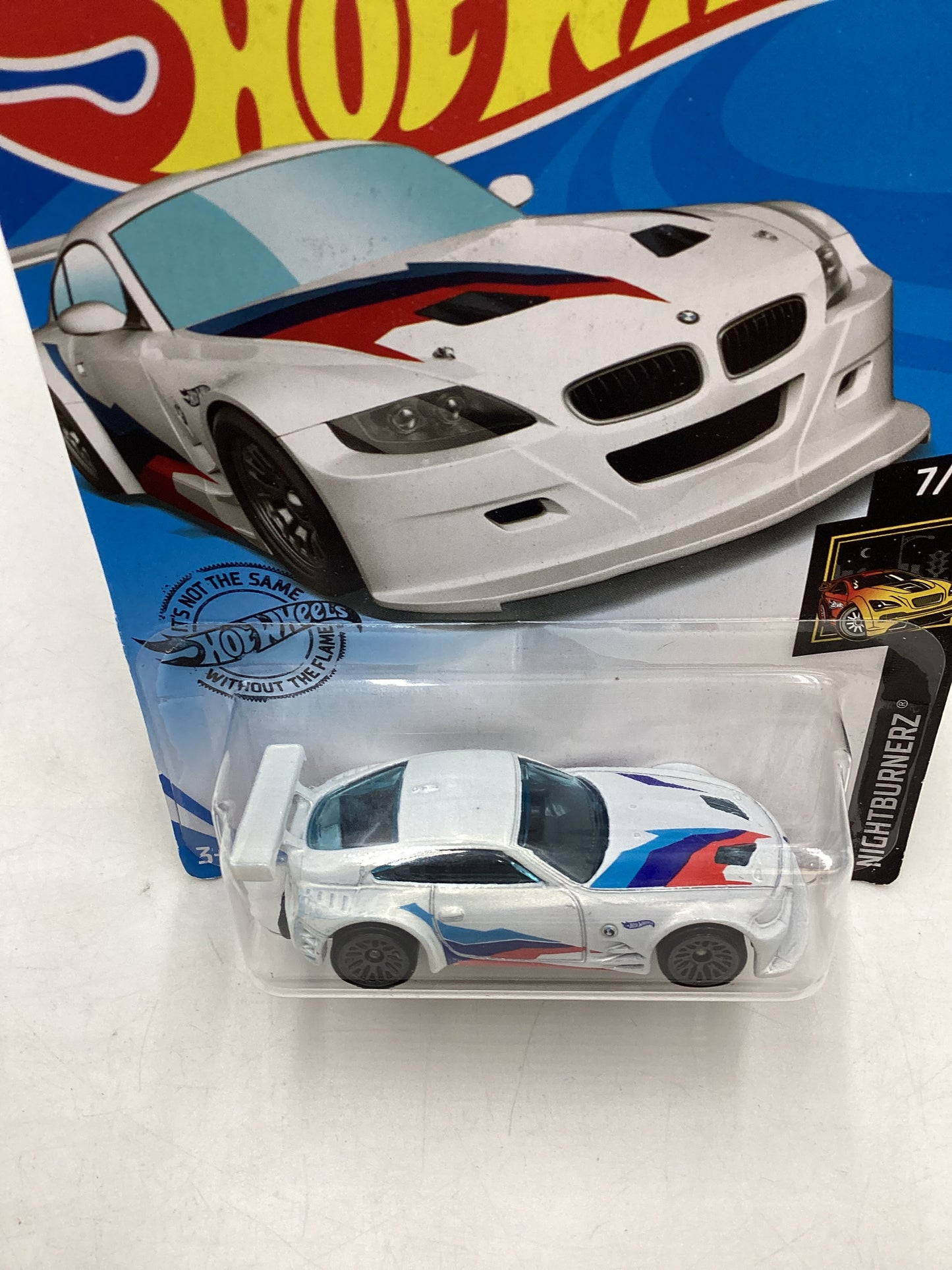 2020 Hot Wheels #172 White BMW Z4 M Motorsport (Small crease in J hook) 107G