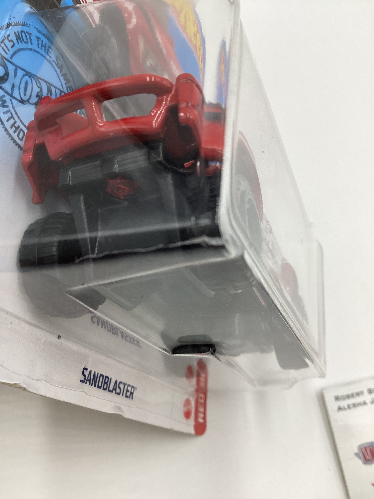 2020 Hot wheels Target Red edition #215 Sandblaster Red (Cracked Blister)