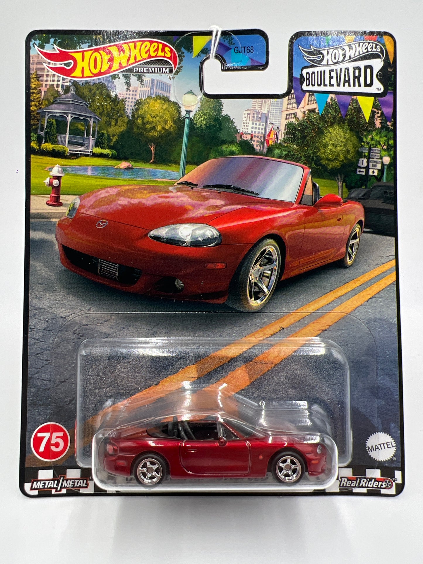 Hot Wheels Premium Boulevard #75 04 Mazda Mazdaspeed Miata Red 263B