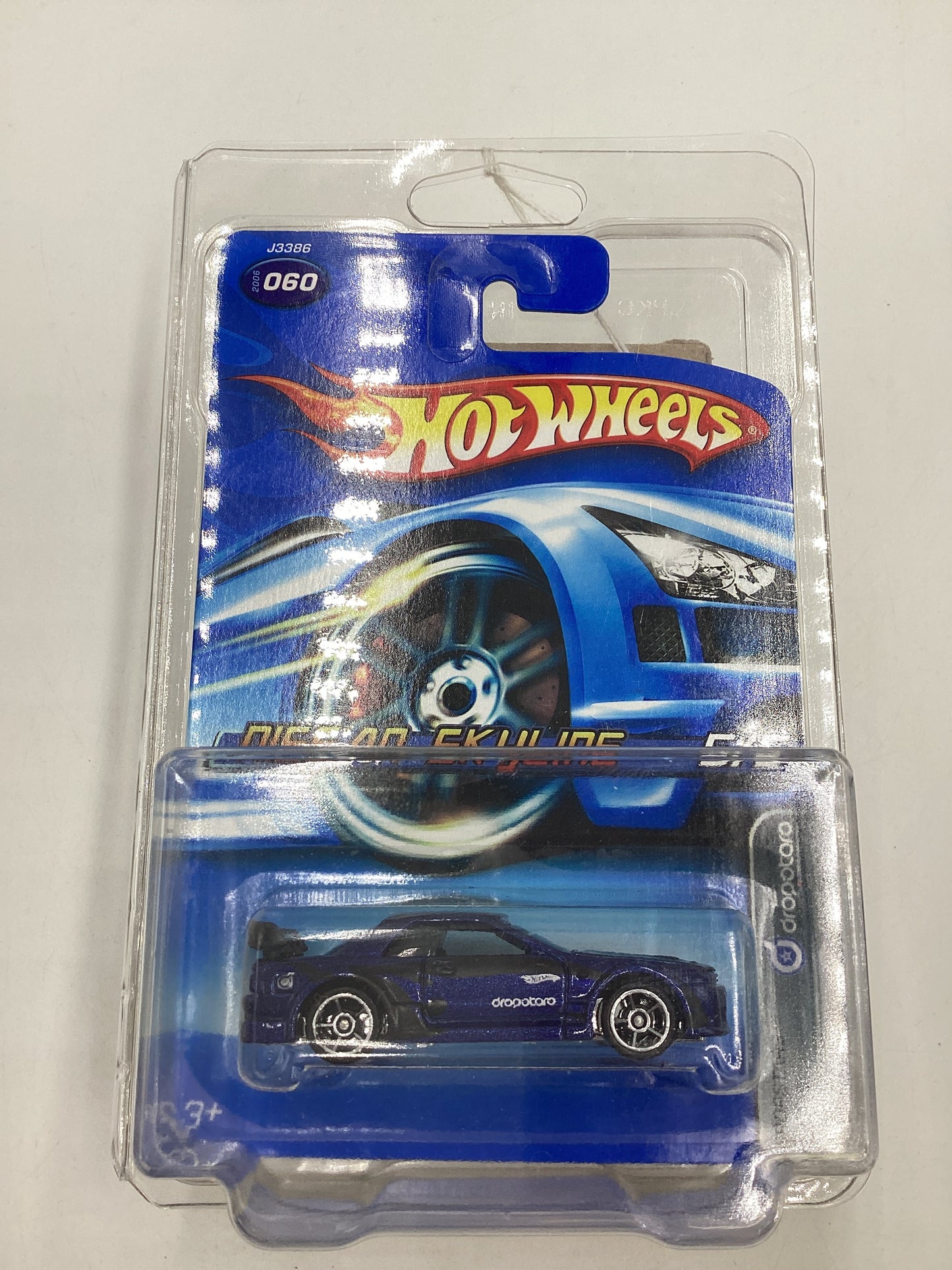 2006 Hot Wheels #060 Nissan Skyline Dark Blue W/Protector