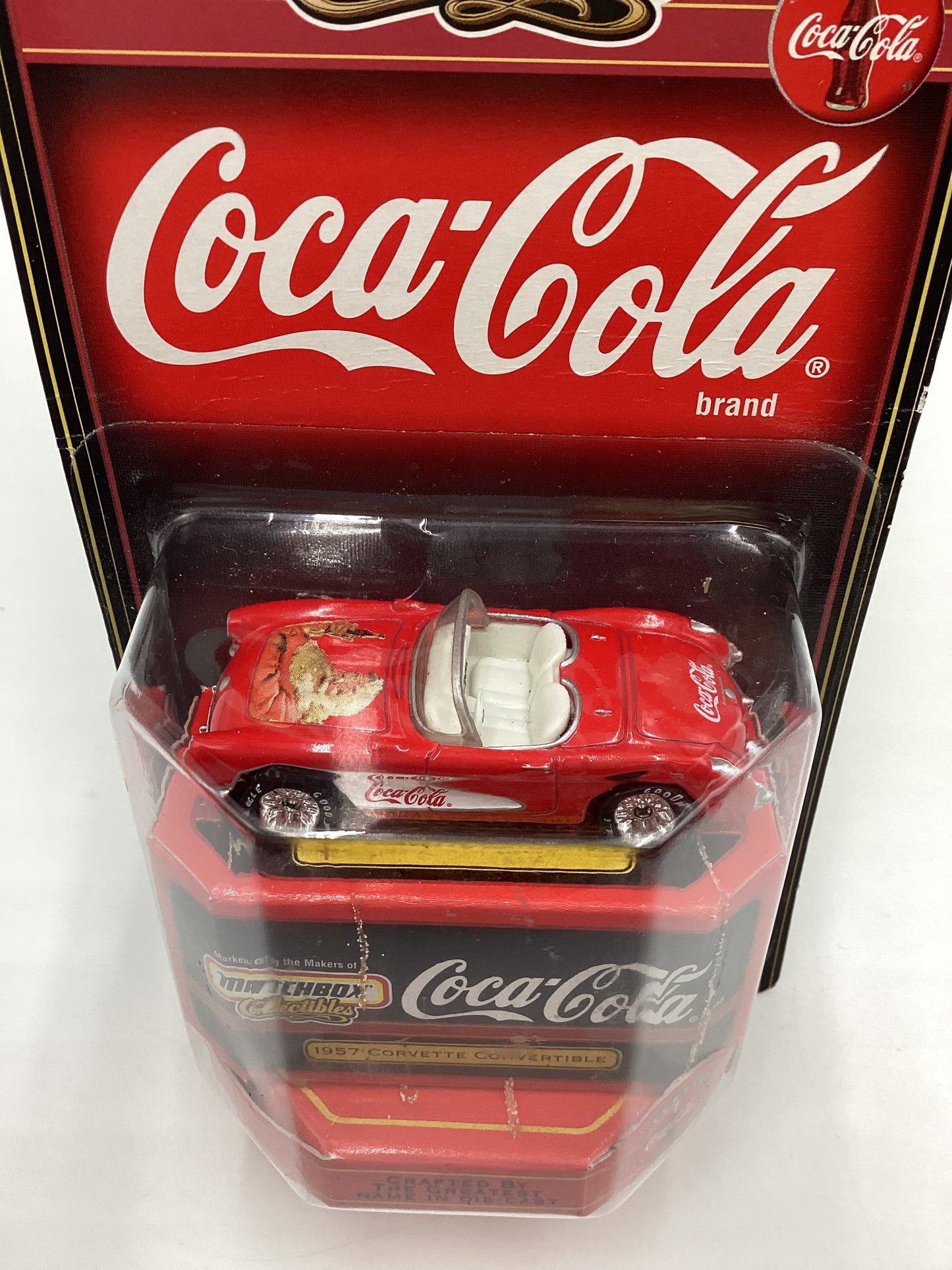 Matchbox Collectibles Coca Cola 1957 Chevy Corvette Convertible Red (SR)