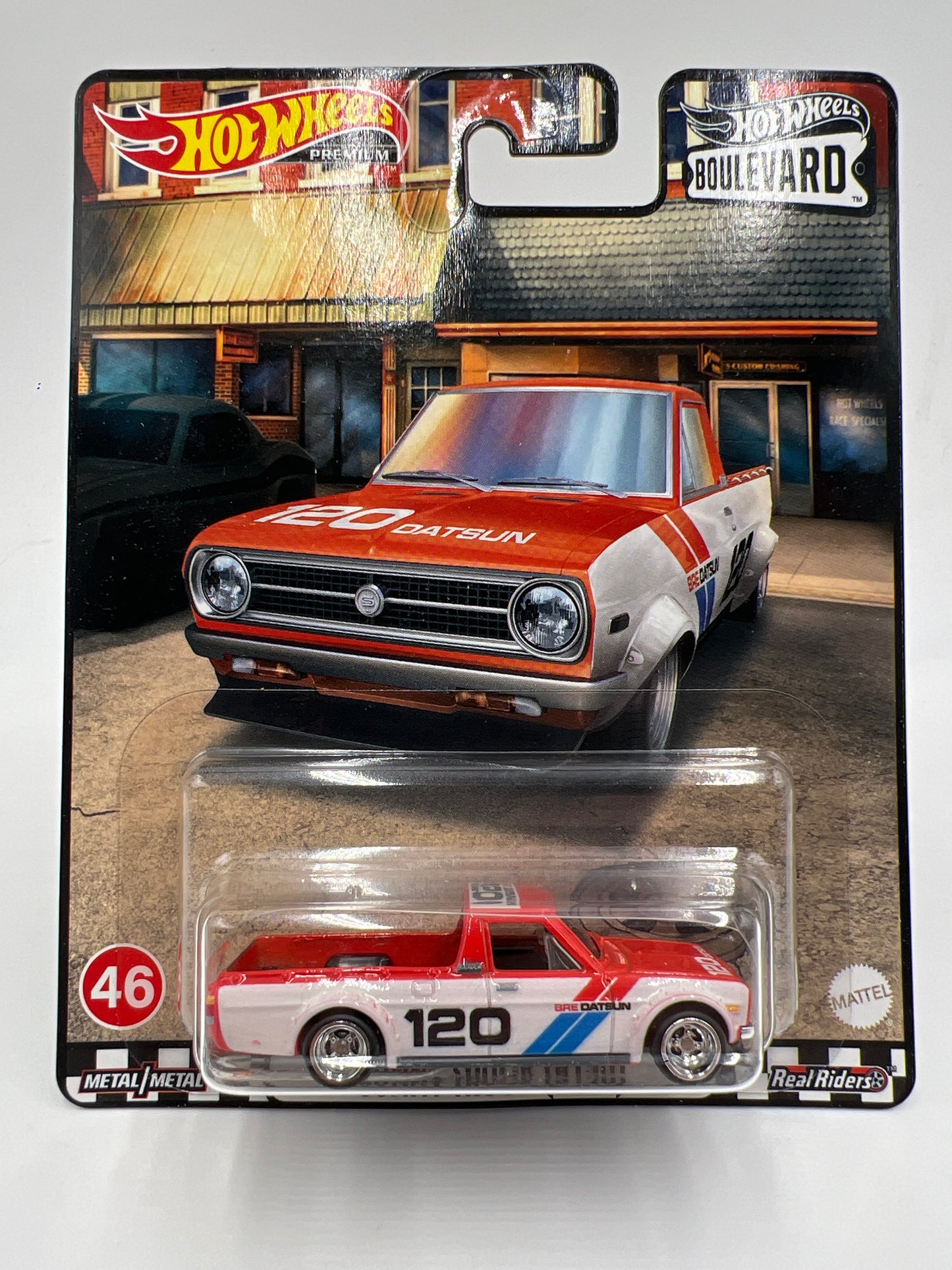 Hot Wheels Premium Boulevard #46 75 BRE Datsun Sunny Truck B120 260B