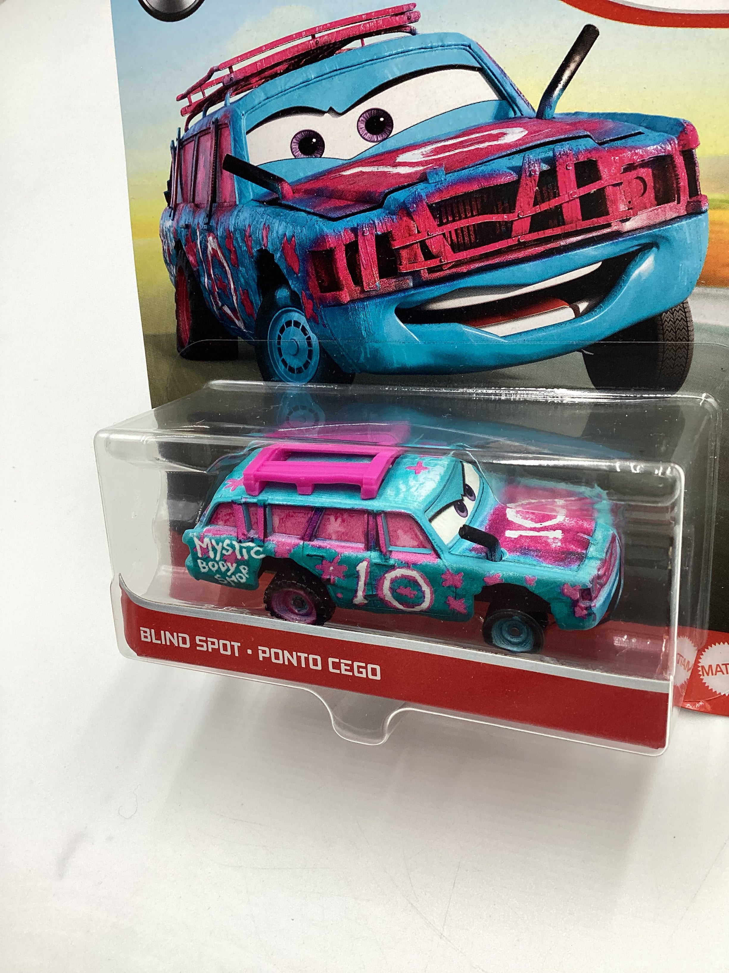 Disney Pixar Cars Blind Spot Blue/Pink – carolinasdiecast