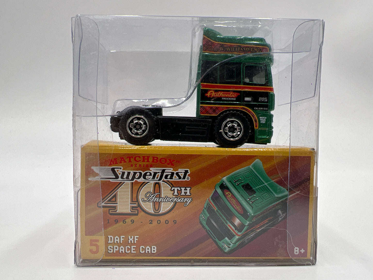 Matchbox Superfast 40th Anniversary #5 Daf XF Space Cab Green