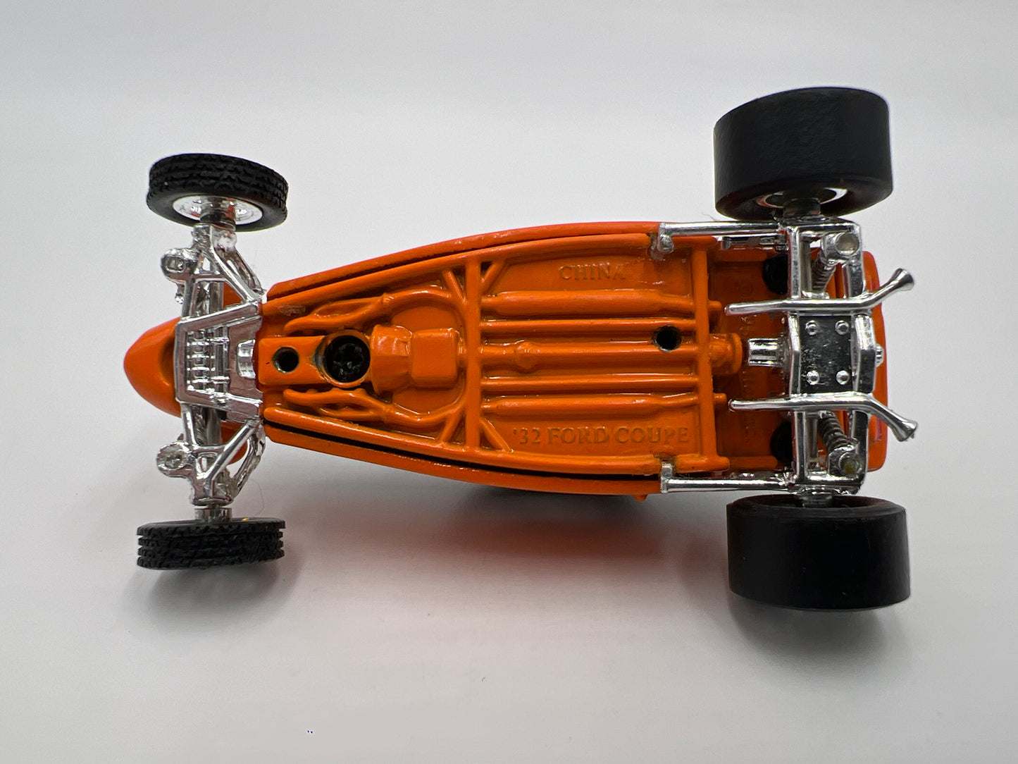 Hot Wheels 1/64 Premium 100% Black Box 32 Ford Hi-Boy Coupe Orange/Black Loose