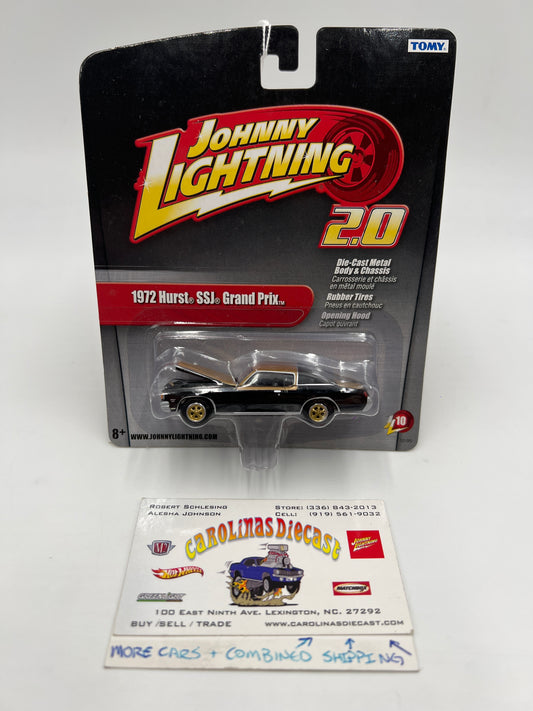 Johnny Lightning 2.0 Tomy Release #10 1972 Hurst SSJ Grand Prix Black/Gold