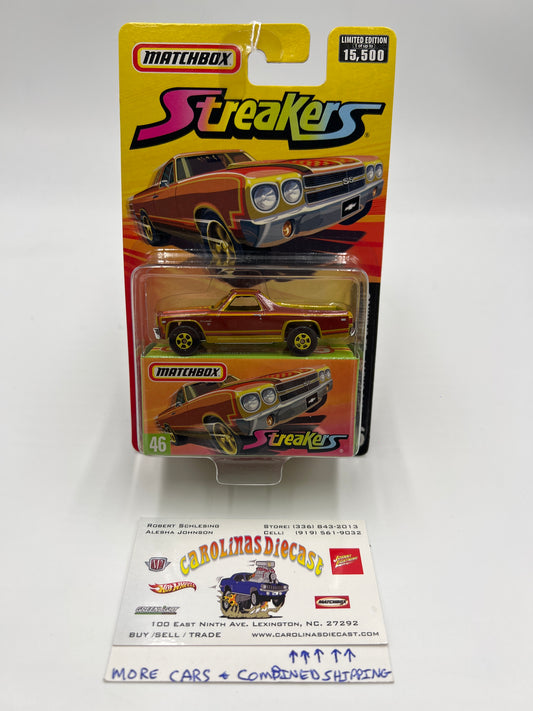 Matchbox Streakers #46 1970 Chevy El Camino 171B