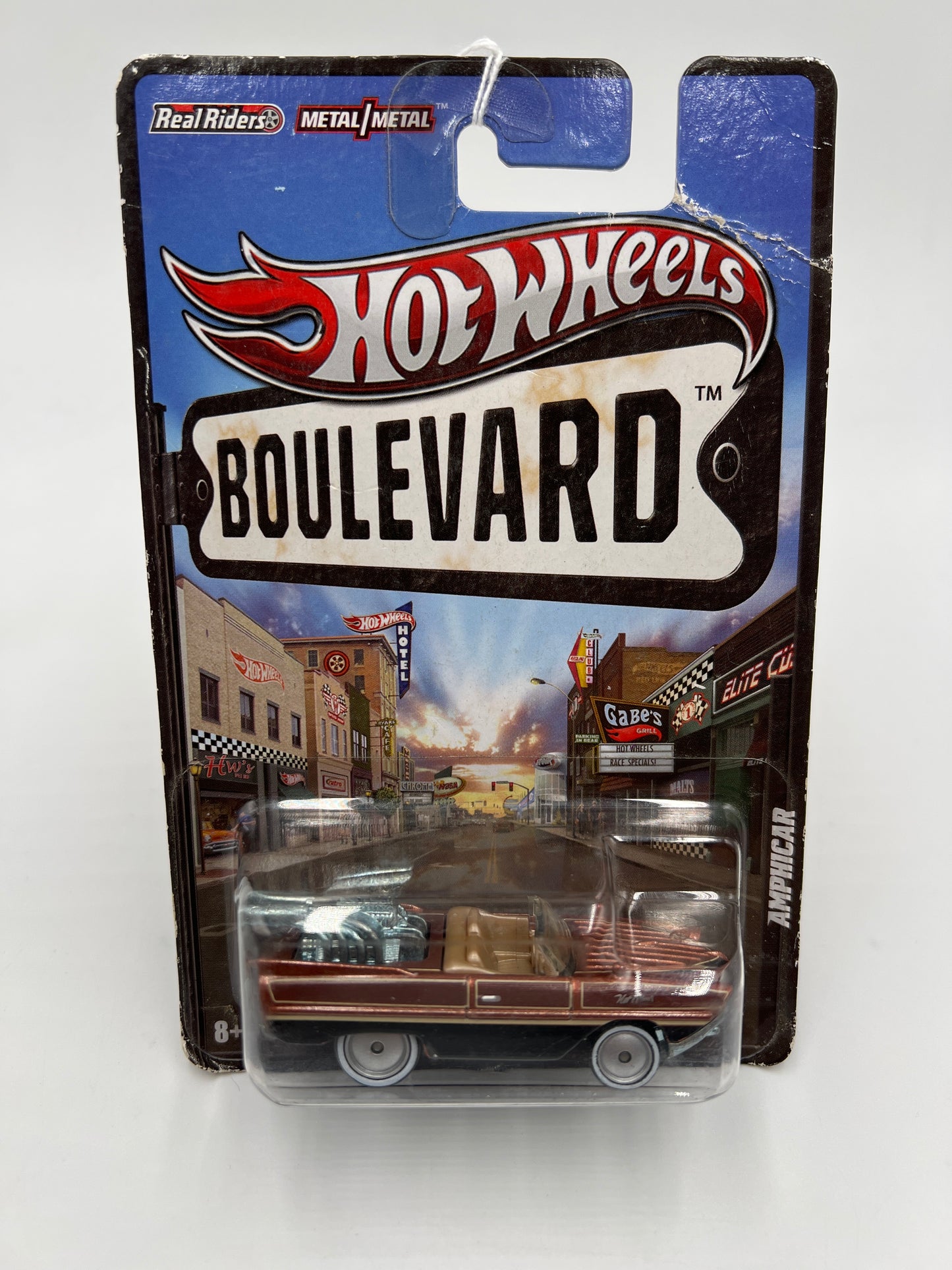 Hot Wheels Premium Boulevard Underdogs Amphicar Brown Bad Card 235Q