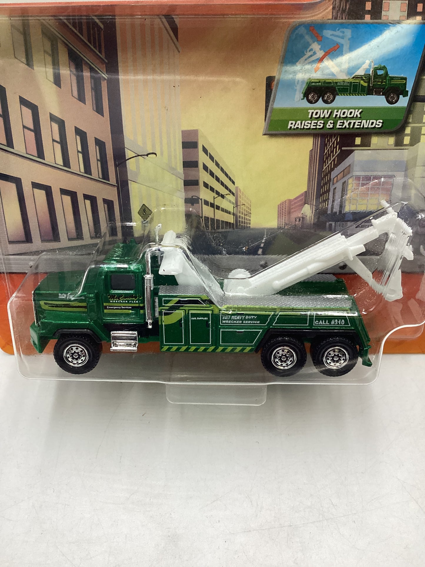 Matchbox Real Working Rigs Western Star 6900XD Wrecker Green