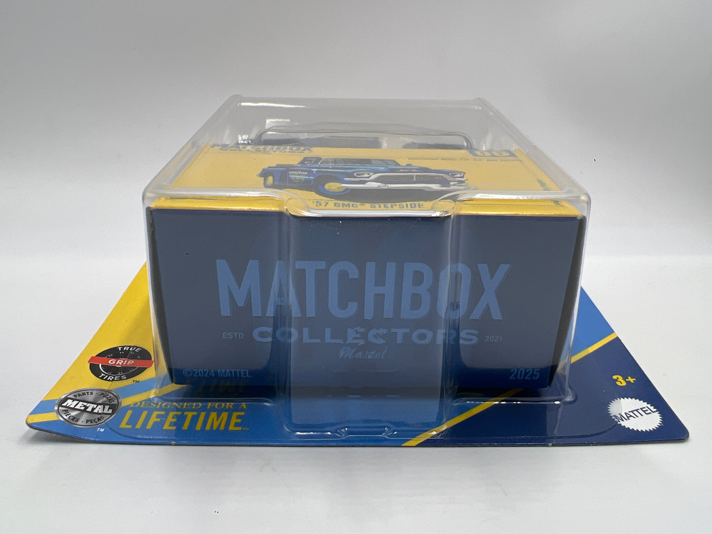 2025 Matchbox Collectors #6 57 GMC Stepside Blue Goodyear 169C
