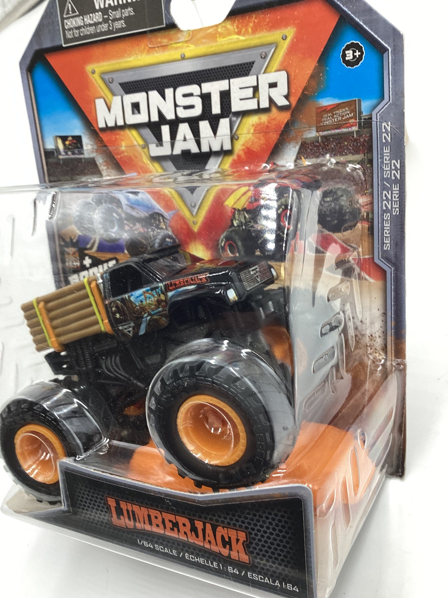 2022 Monster Jam Series 22 Lumberjack Black 127D