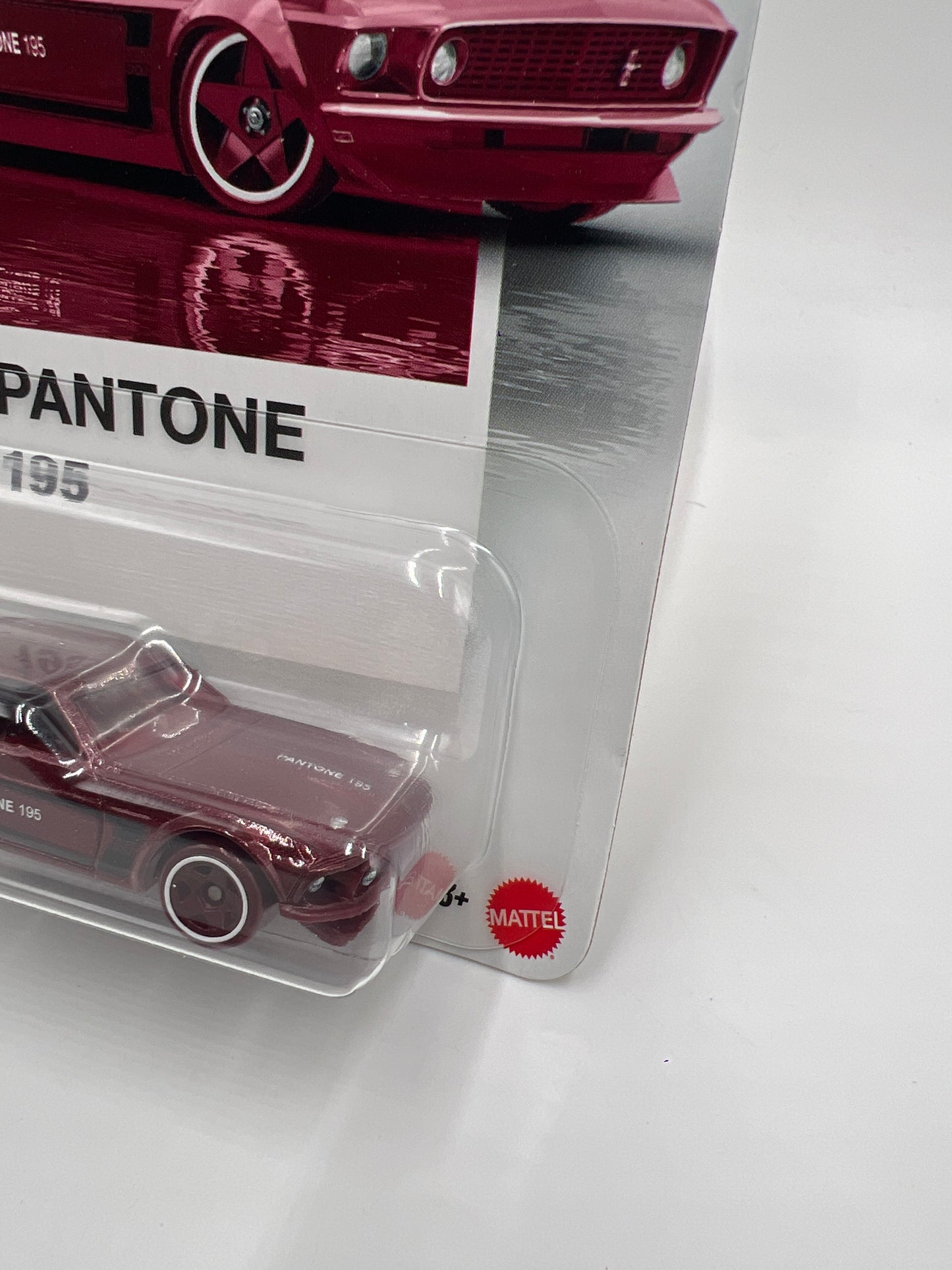 Hot Wheels Silver Series Pantone 195 #2 69 Ford Mustang Boss 302  Maroon