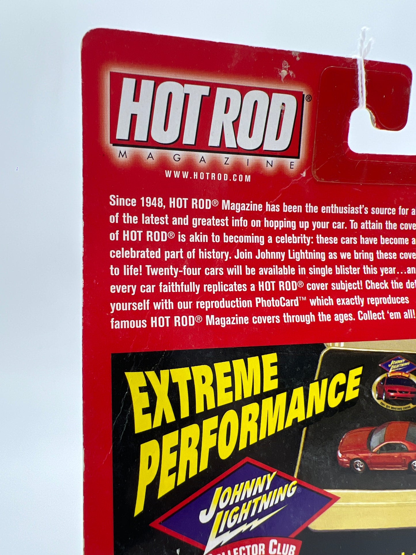 Johnny Lightning Hot Rod Magazine #1 1932 Ford High Boy Black Bad Card 221H