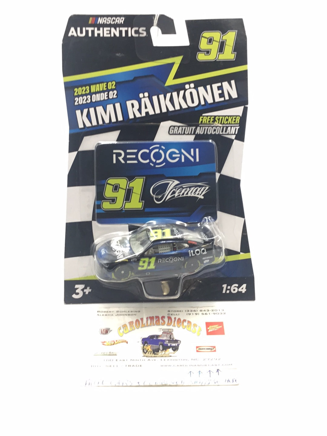 2023 nascar authentics wave 2 Kiki Raikkonen KK2