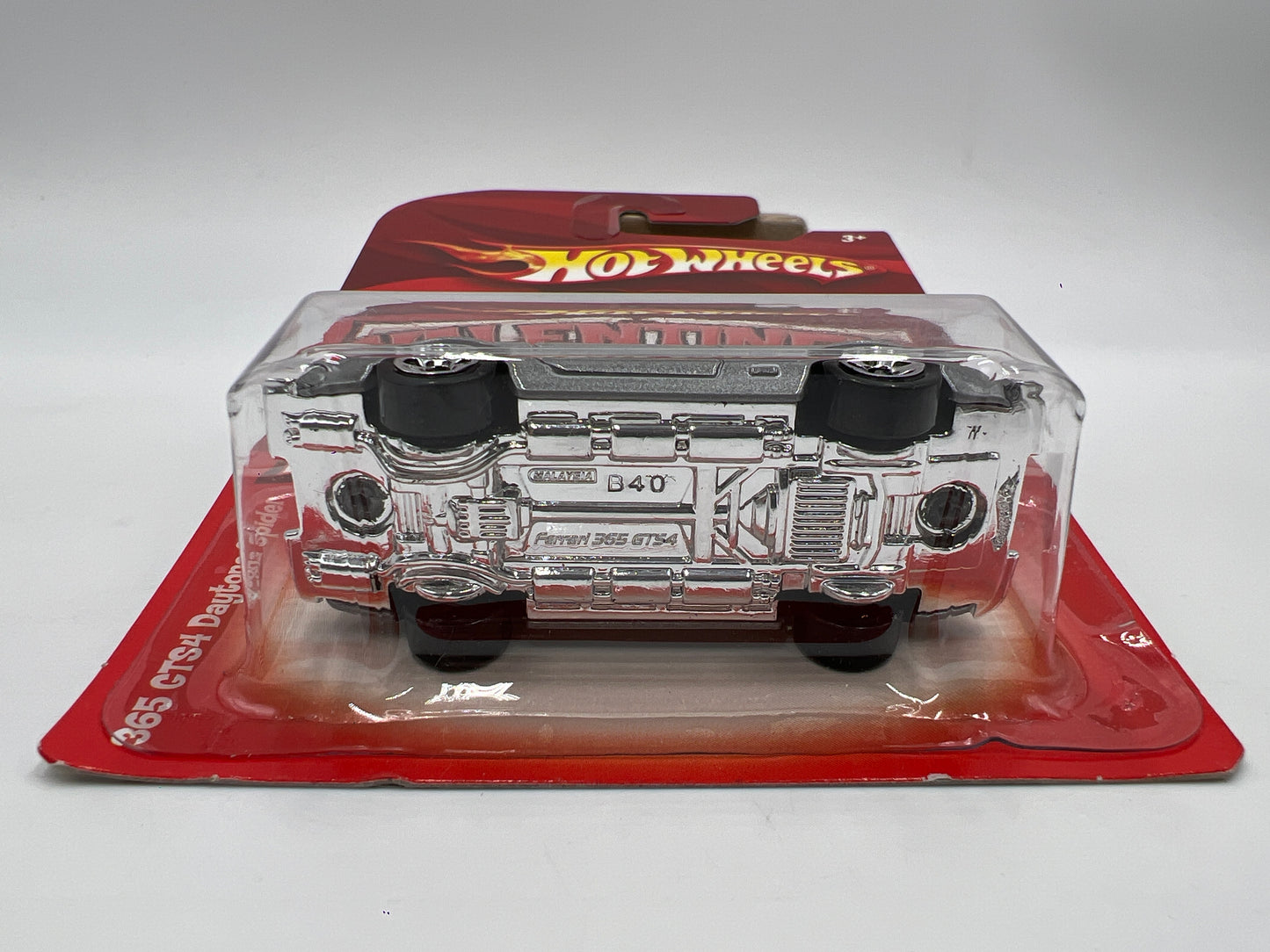 Hot Wheels Valentines Series 365 GTS4 Daytona Spider Silver W/Protector