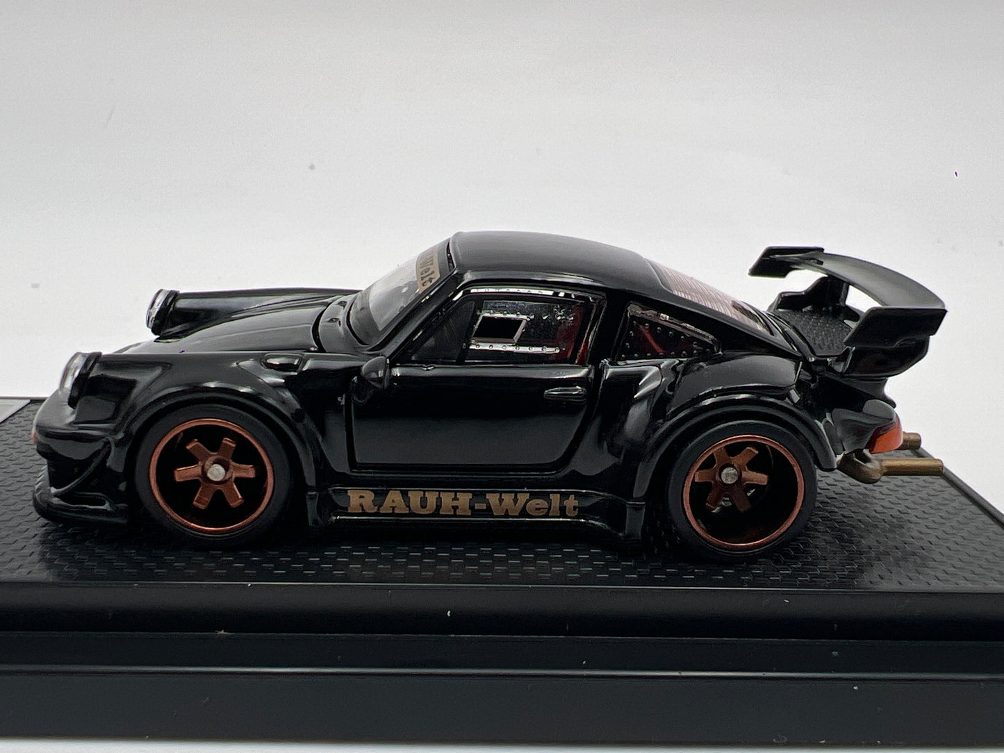 FG Models 1:64 Scale Porsche RWB 930 Black x/1999 Made