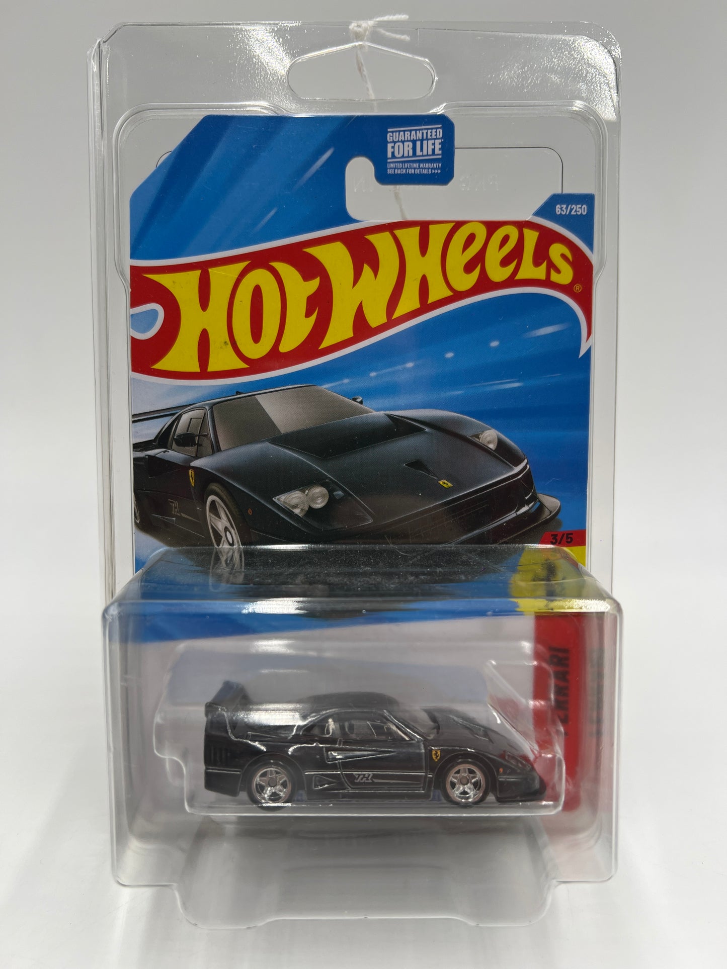 2026 Hot Wheels C Case Super Treasure Hunt #63 Ferrari F40 Competizione Black W/Protector