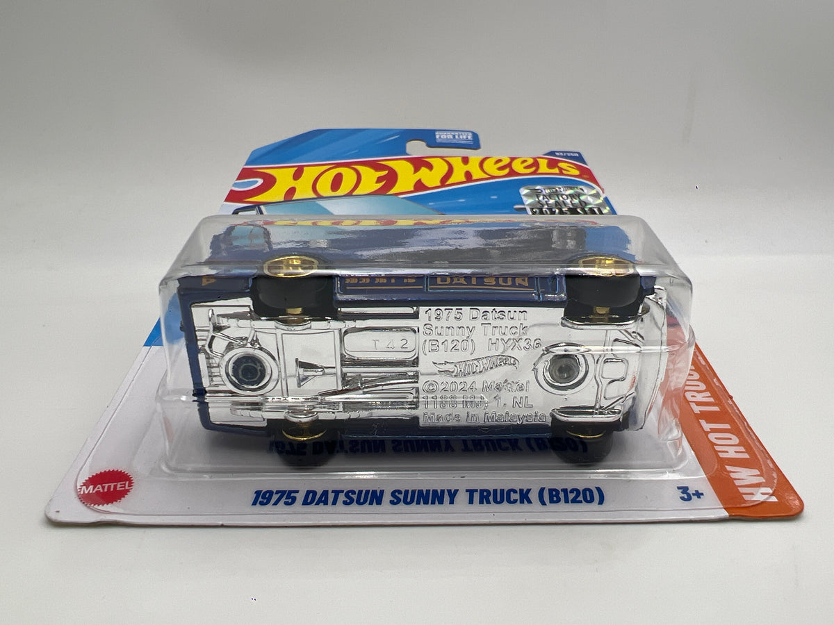 2025 Hot Wheels Factory Sealed Super Treasure Hunt #93 1975 Datsun Sunny Truck B120 Blue W/Protector