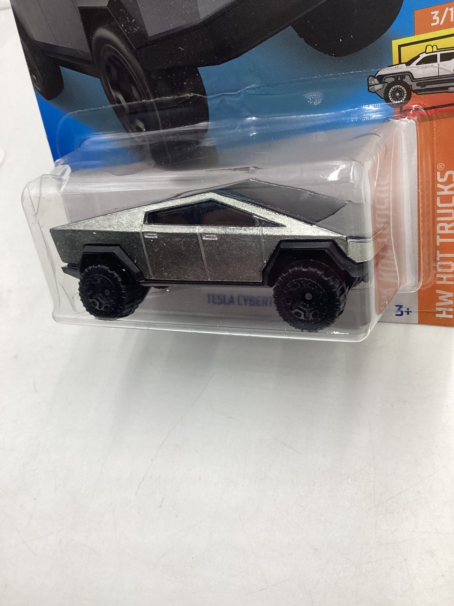 2022 Hot Wheels #49 Tesla Cybertruck (Bad Card)